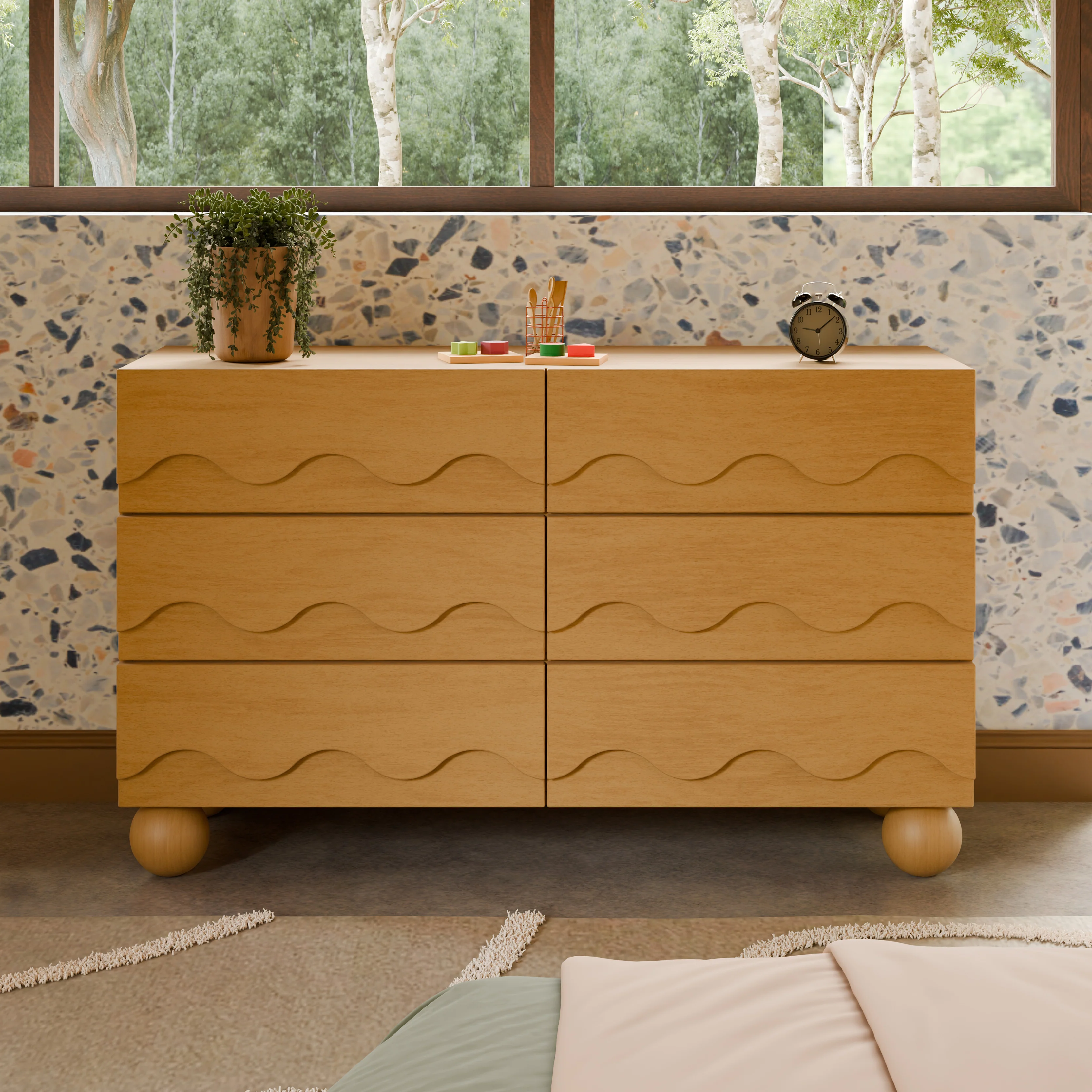 Blkids Lido Wave 6 Drawer Assembled Dresser - Image 15