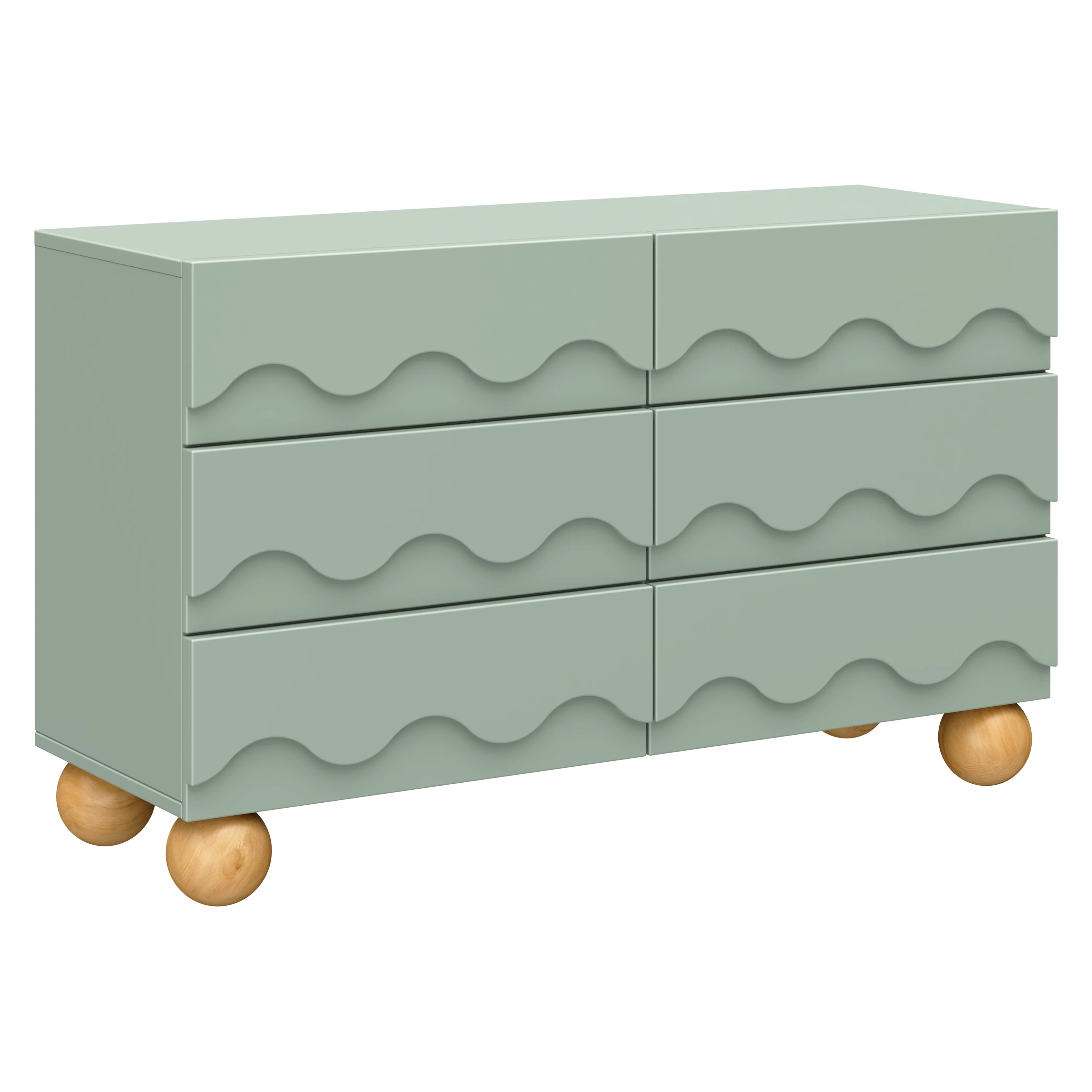 Blkids Lido Wave 6 Drawer Assembled Dresser - Image 17
