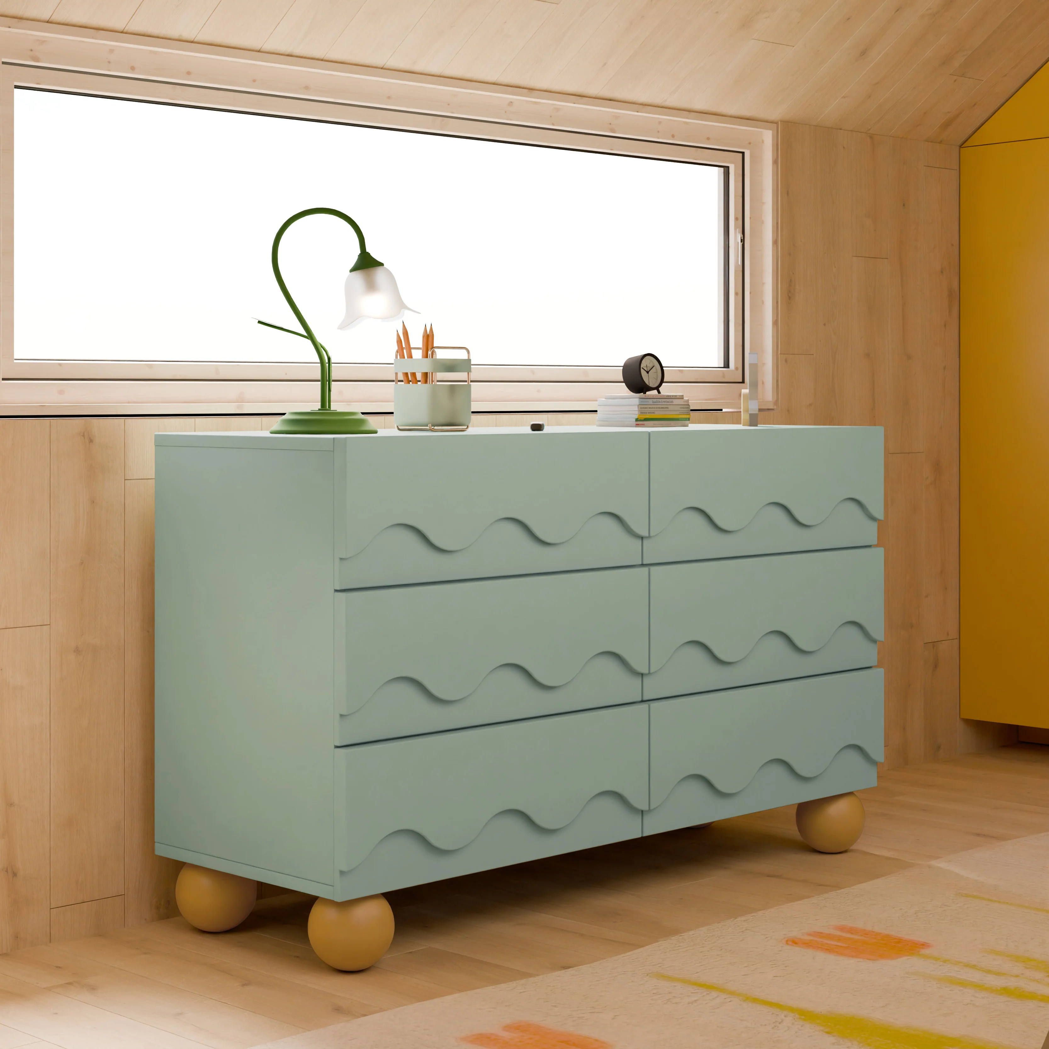 Blkids Lido Wave 6 Drawer Assembled Dresser - Image 22