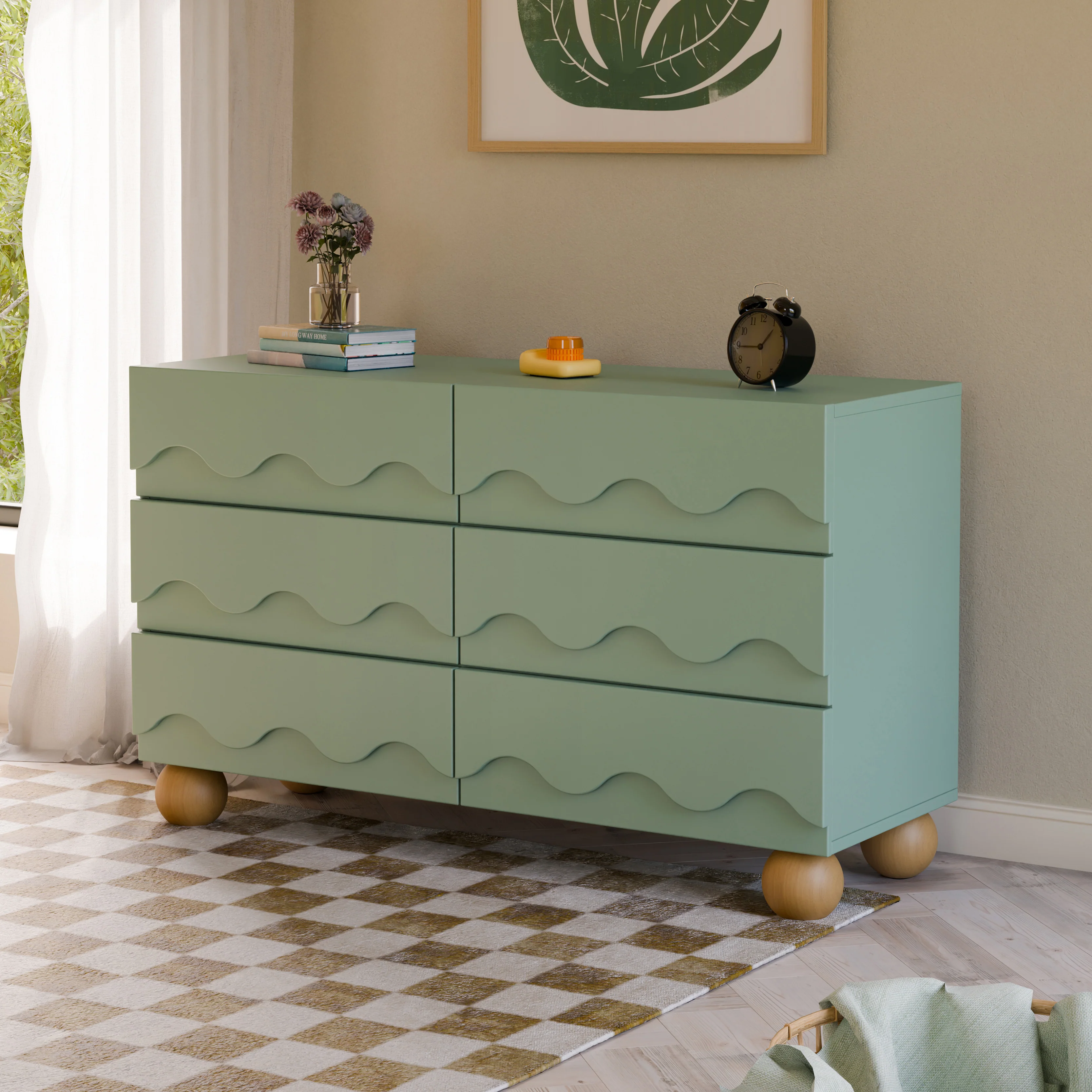 Blkids Lido Wave 6 Drawer Assembled Dresser - Image 24