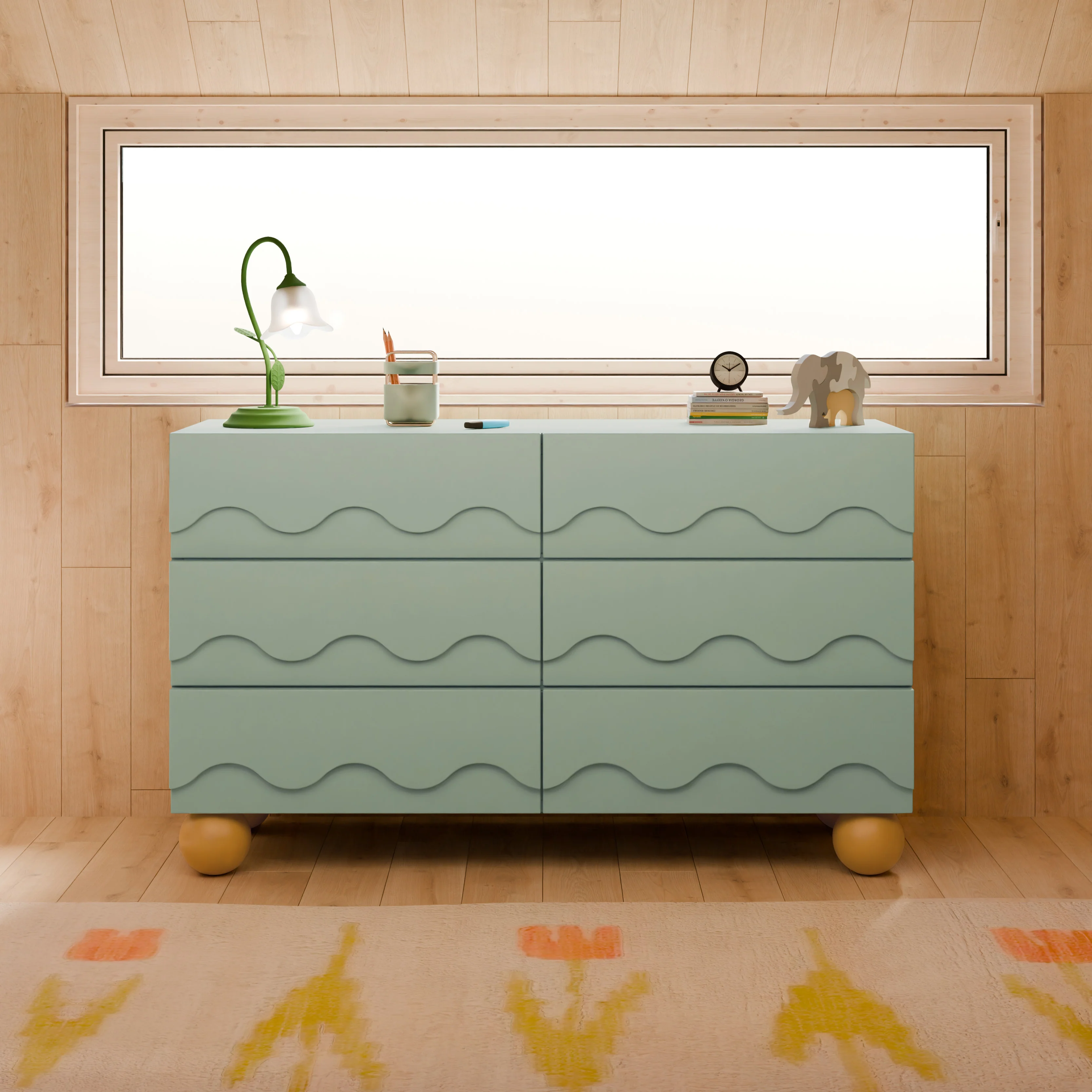 Blkids Lido Wave 6 Drawer Assembled Dresser - Image 25