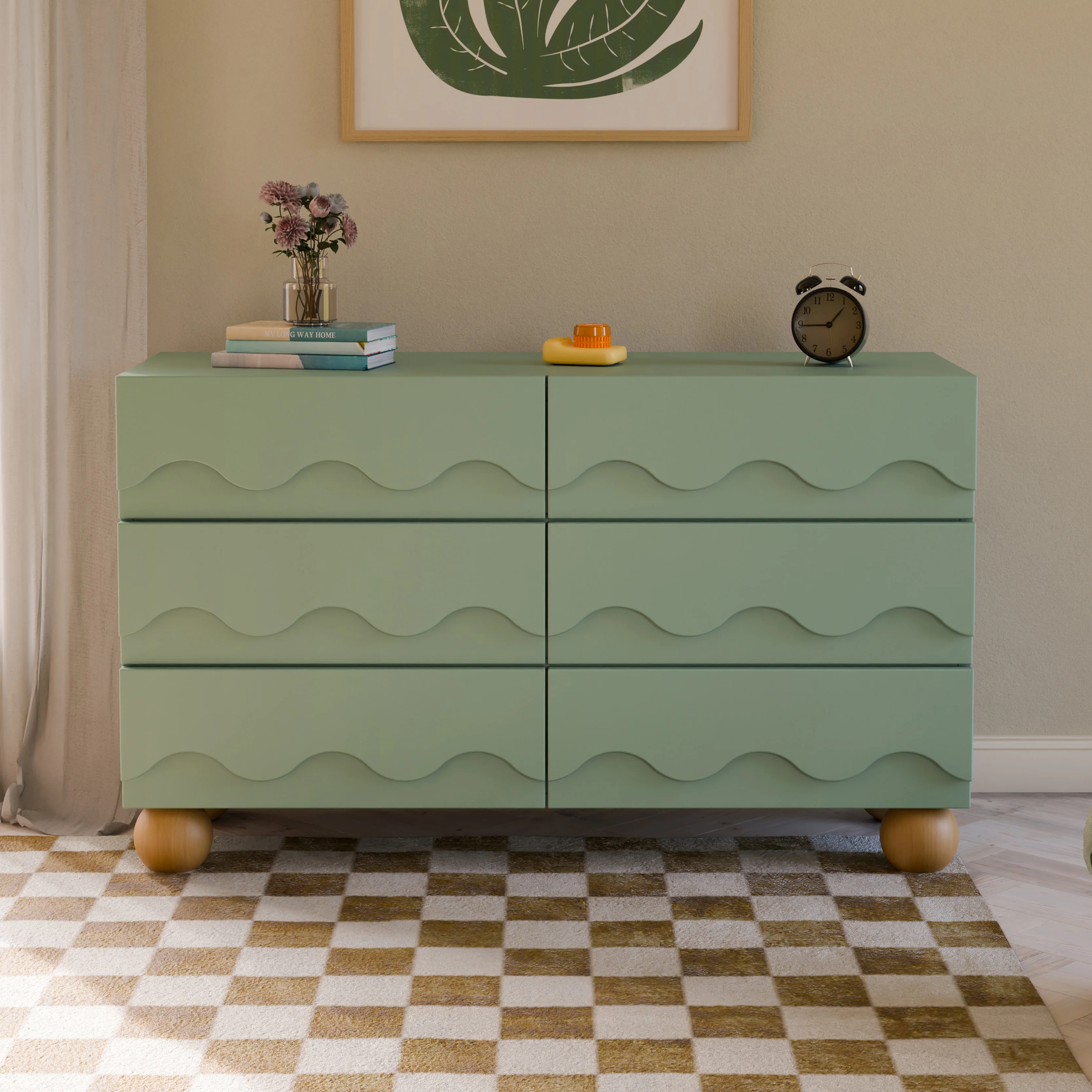Blkids Lido Wave 6 Drawer Assembled Dresser - Image 30