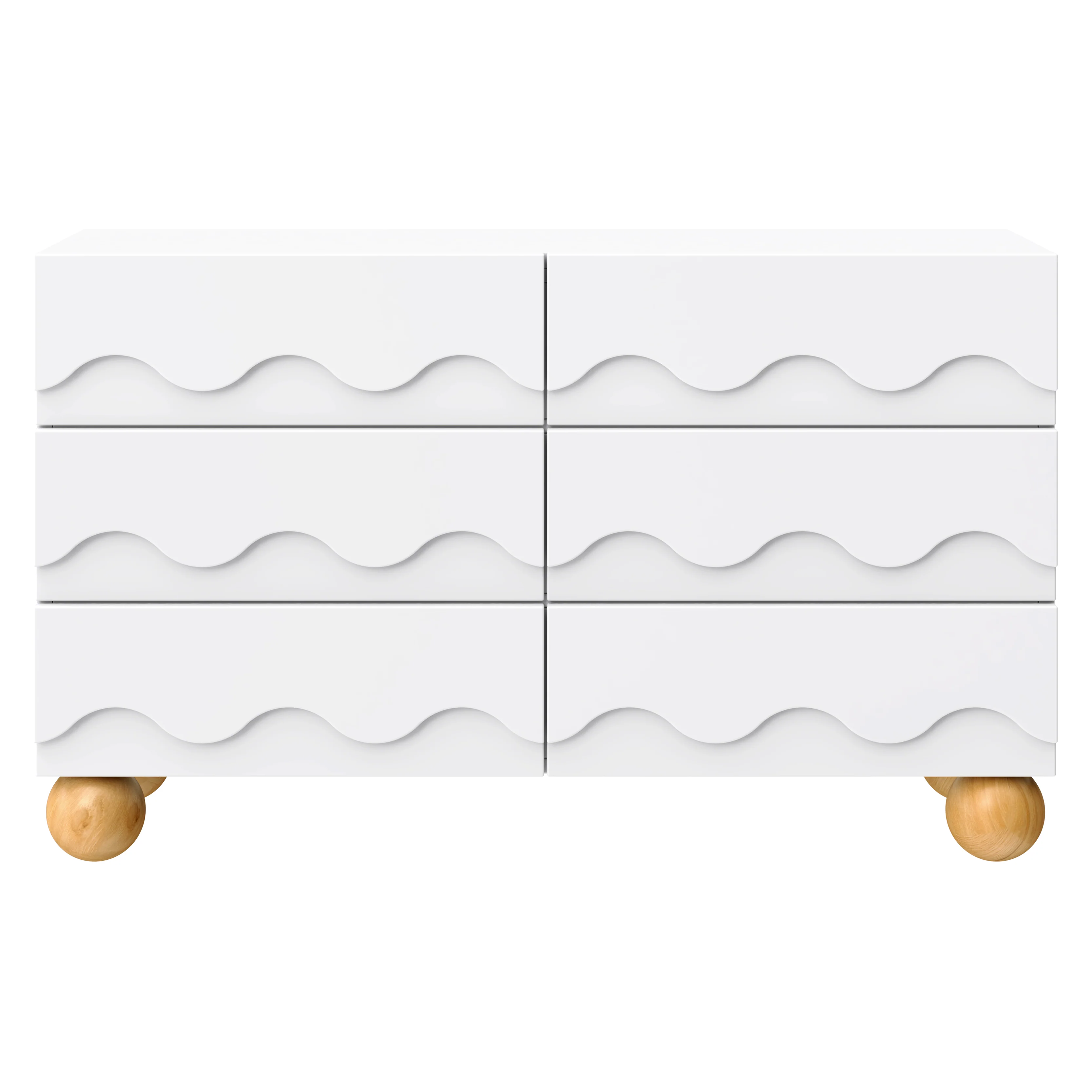 Blkids Lido Wave 6 Drawer Assembled Dresser - Image 36