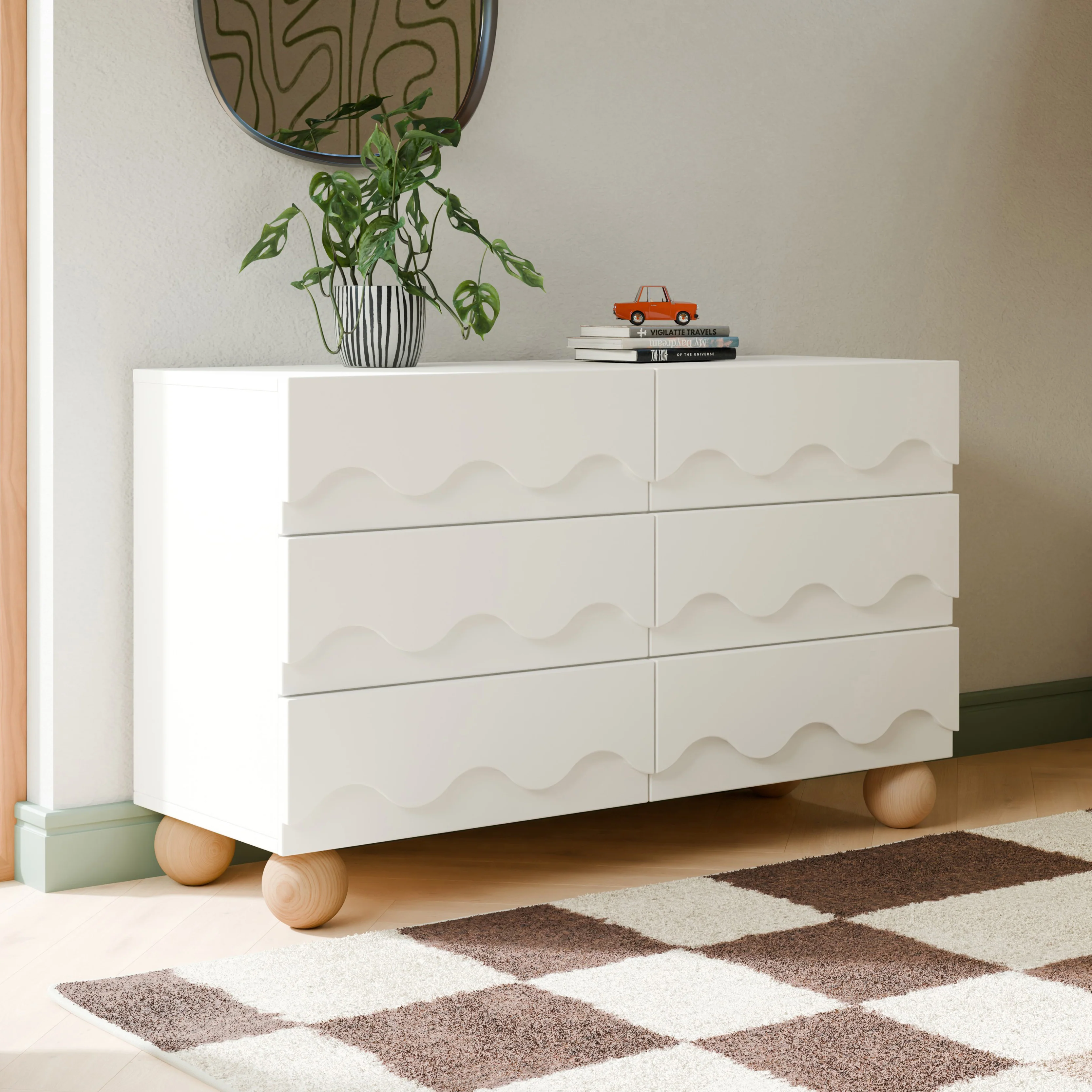 Blkids Lido Wave 6 Drawer Assembled Dresser - Image 38