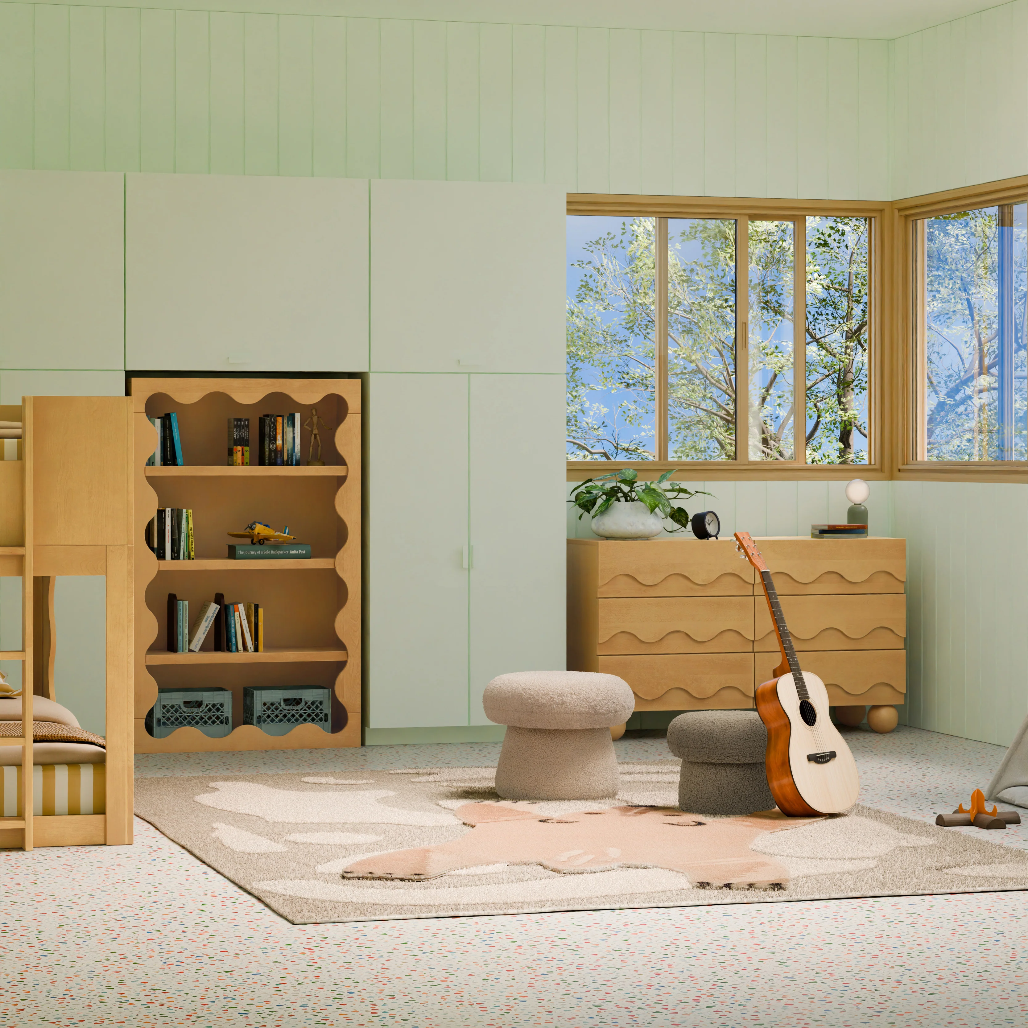 Blkids Lido Wave 6 Drawer Assembled Dresser - Image 8