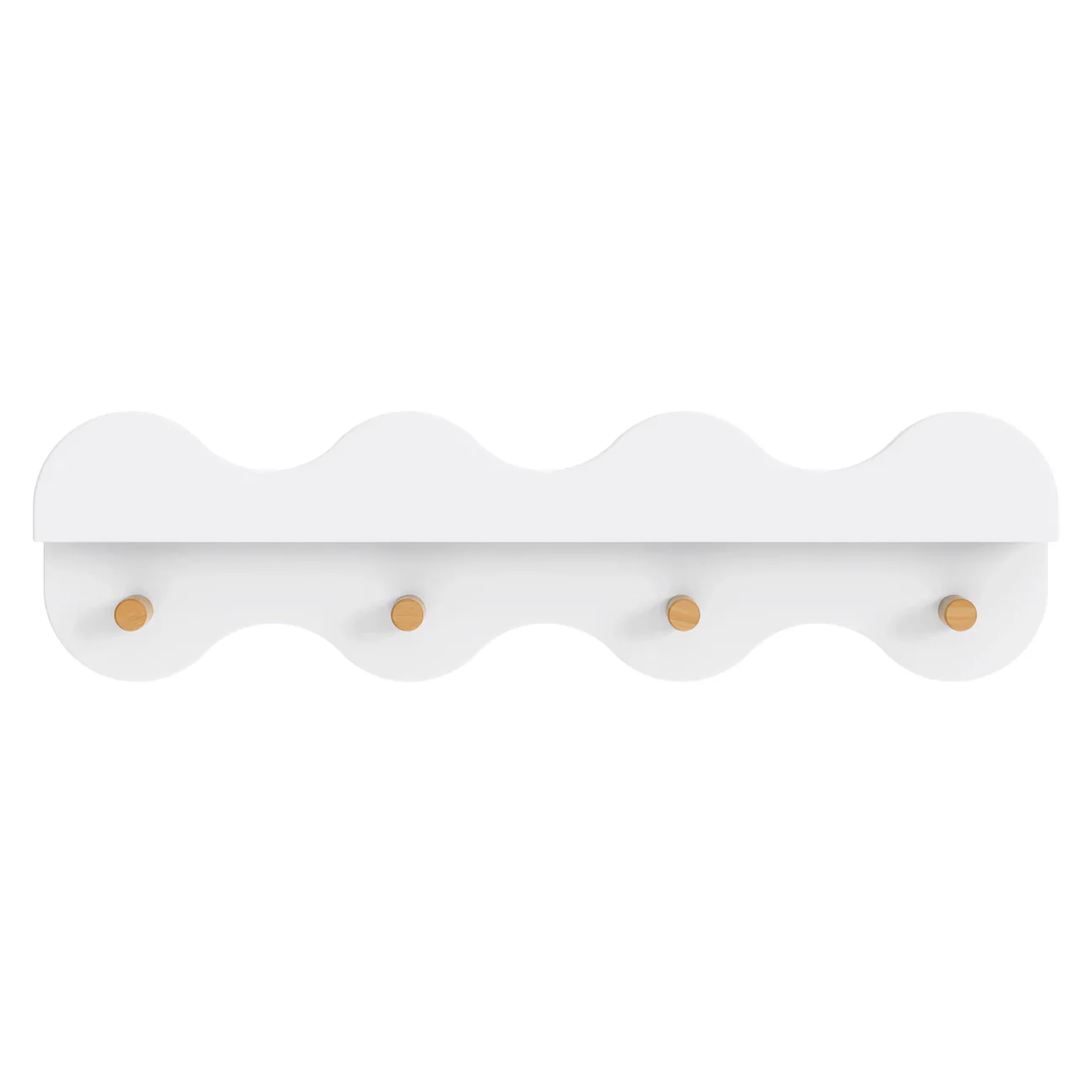 Blkids Lido Wave Book Shelf with Hooks - Image 3