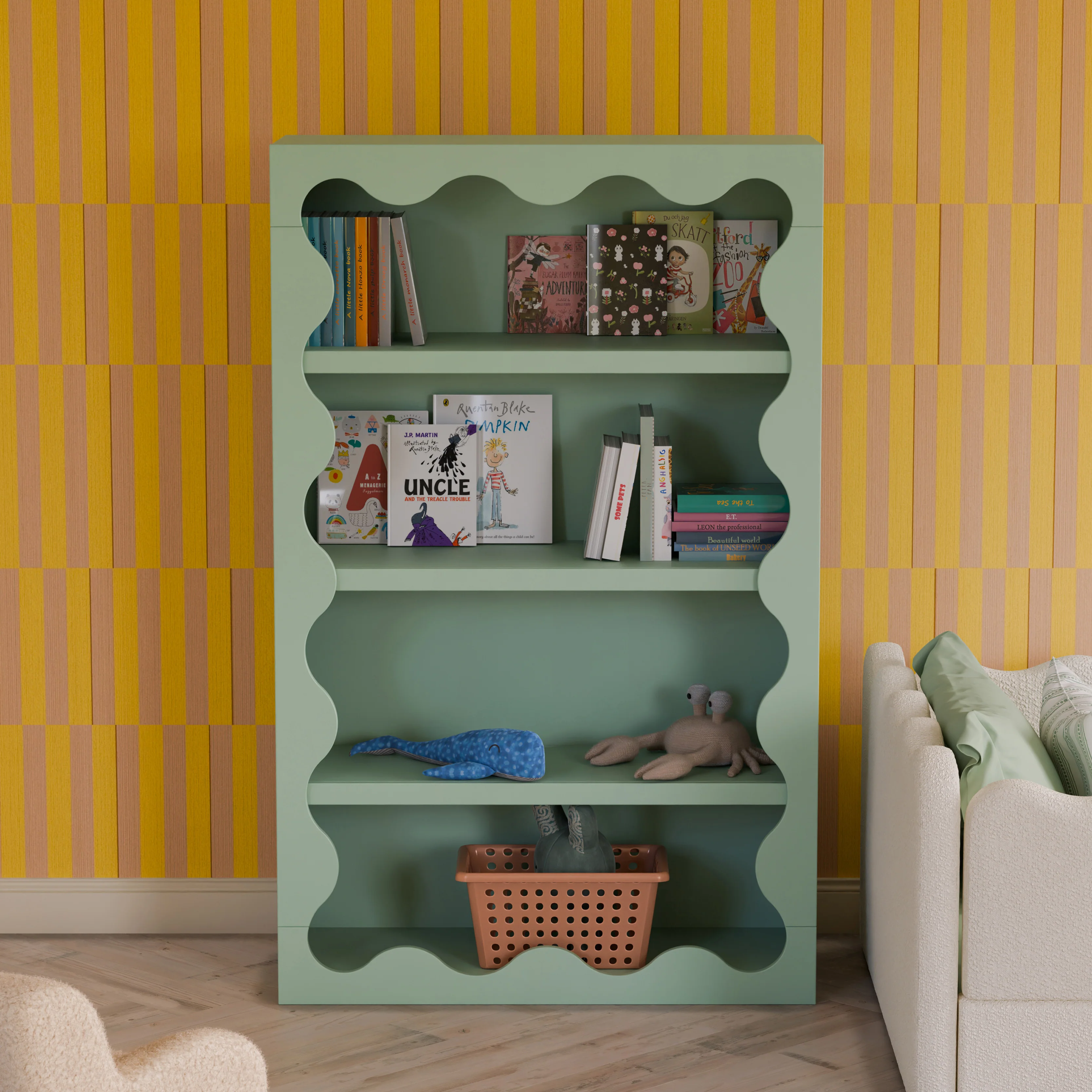 Blkids Lido Wave Bookcase - Image 20