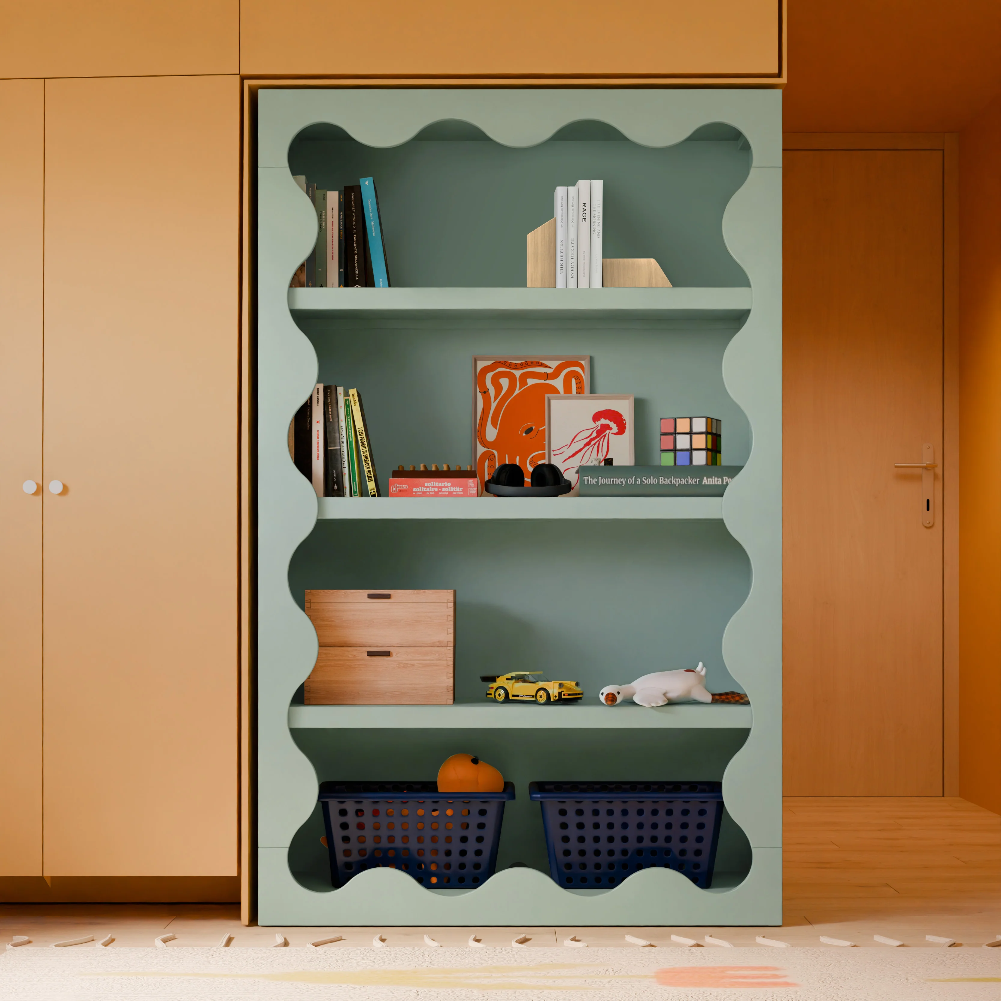Blkids Lido Wave Bookcase - Image 21