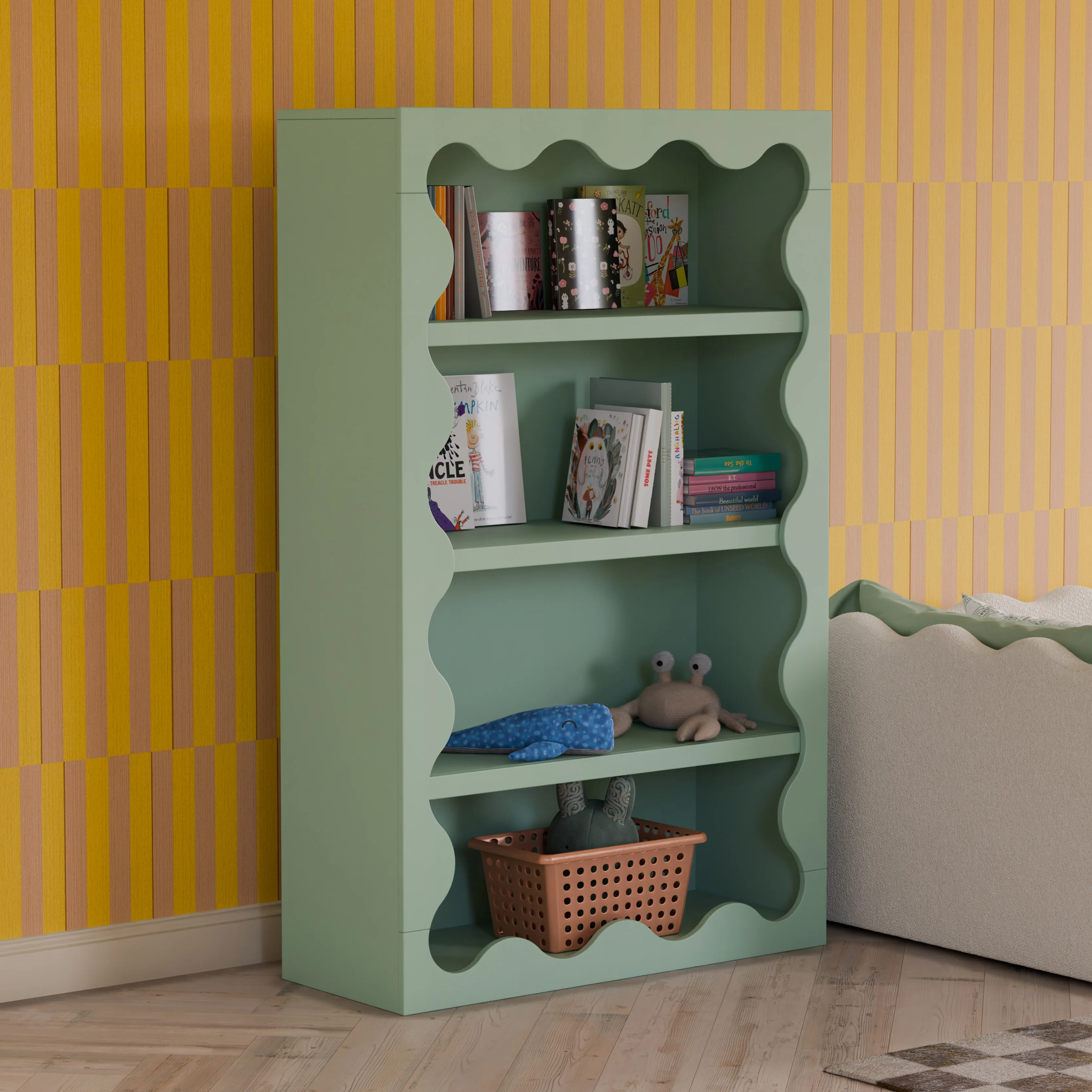 Blkids Lido Wave Bookcase - Image 24