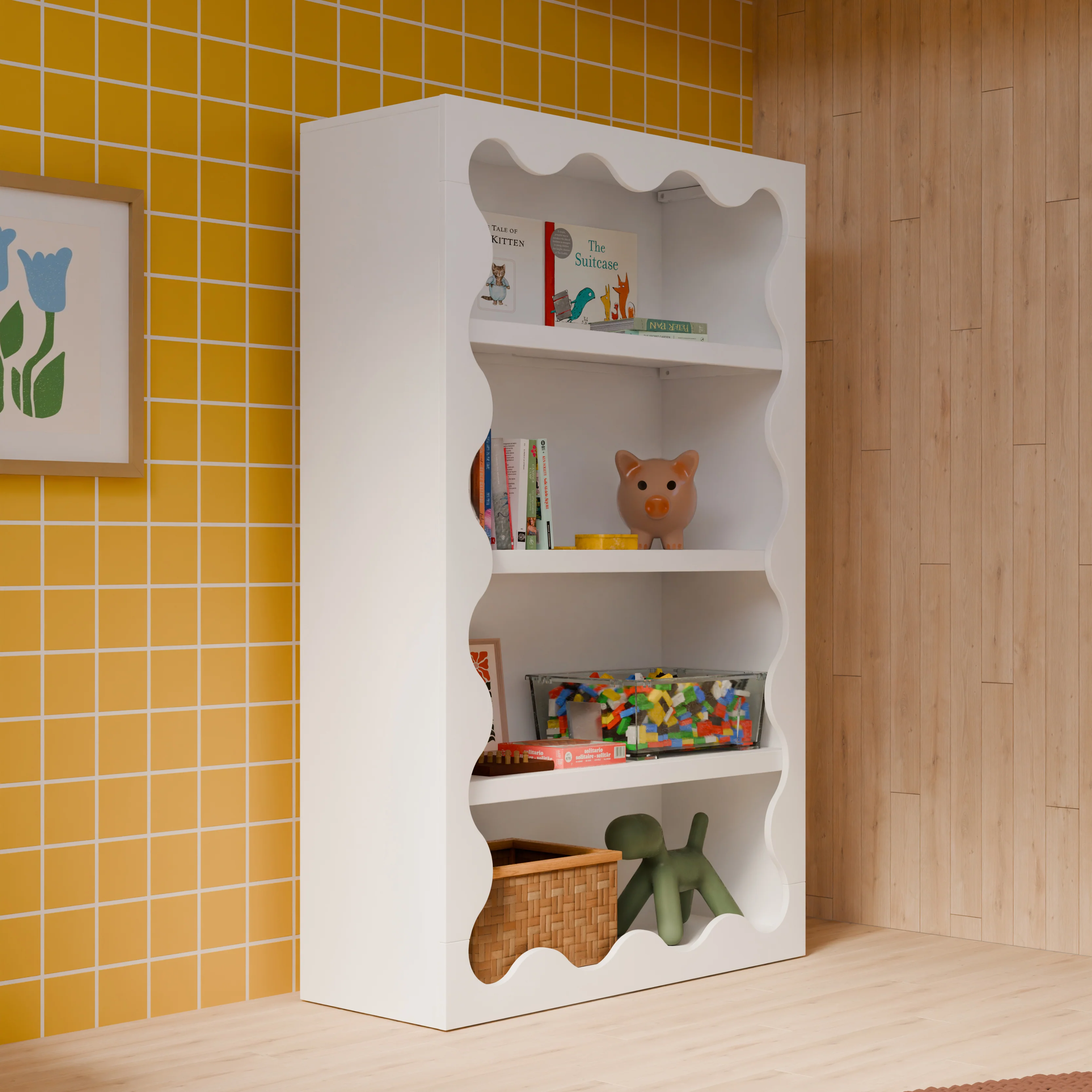 Blkids Lido Wave Bookcase - Image 34