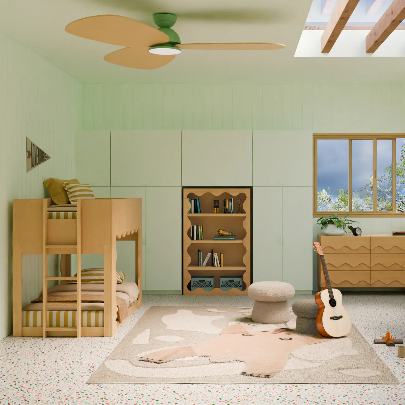 Blkids Lido Wave Low Loft Twin Bed - Image 10