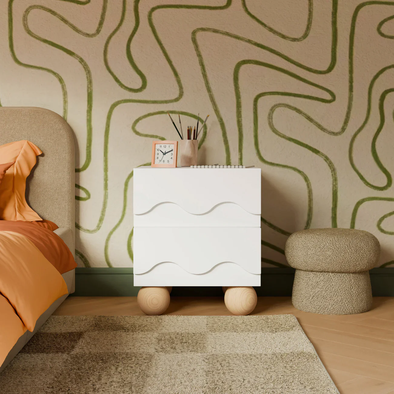 Blkids Lido Wave Nightstand - Image 21