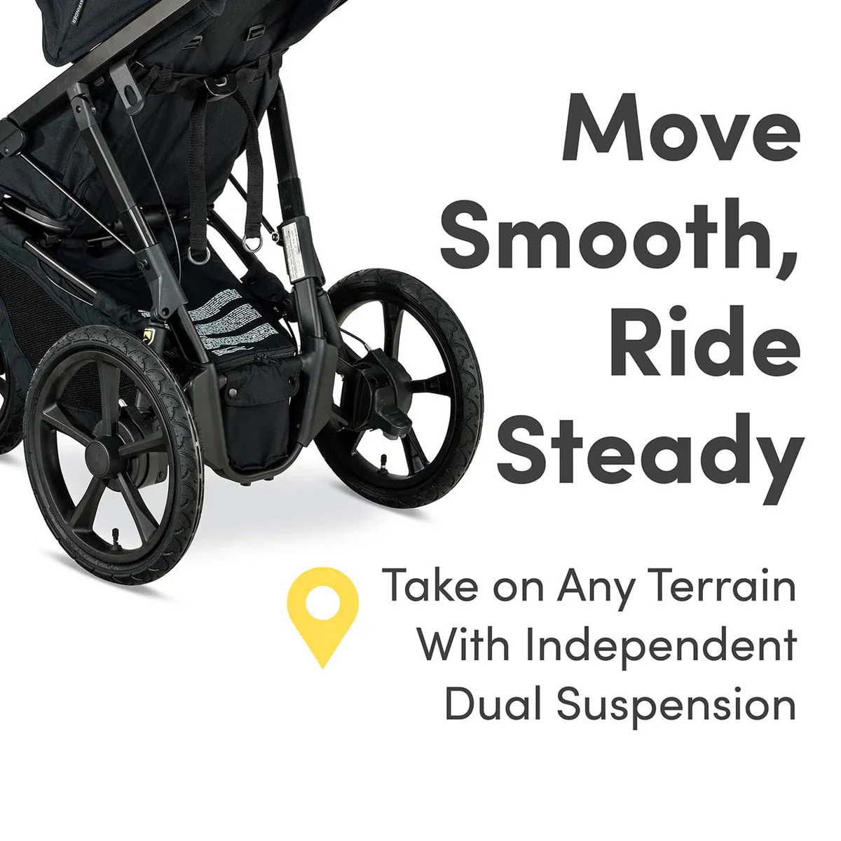 BOB Wayfinder + Champ ClickTight Travel System in Nightfall - Image 5