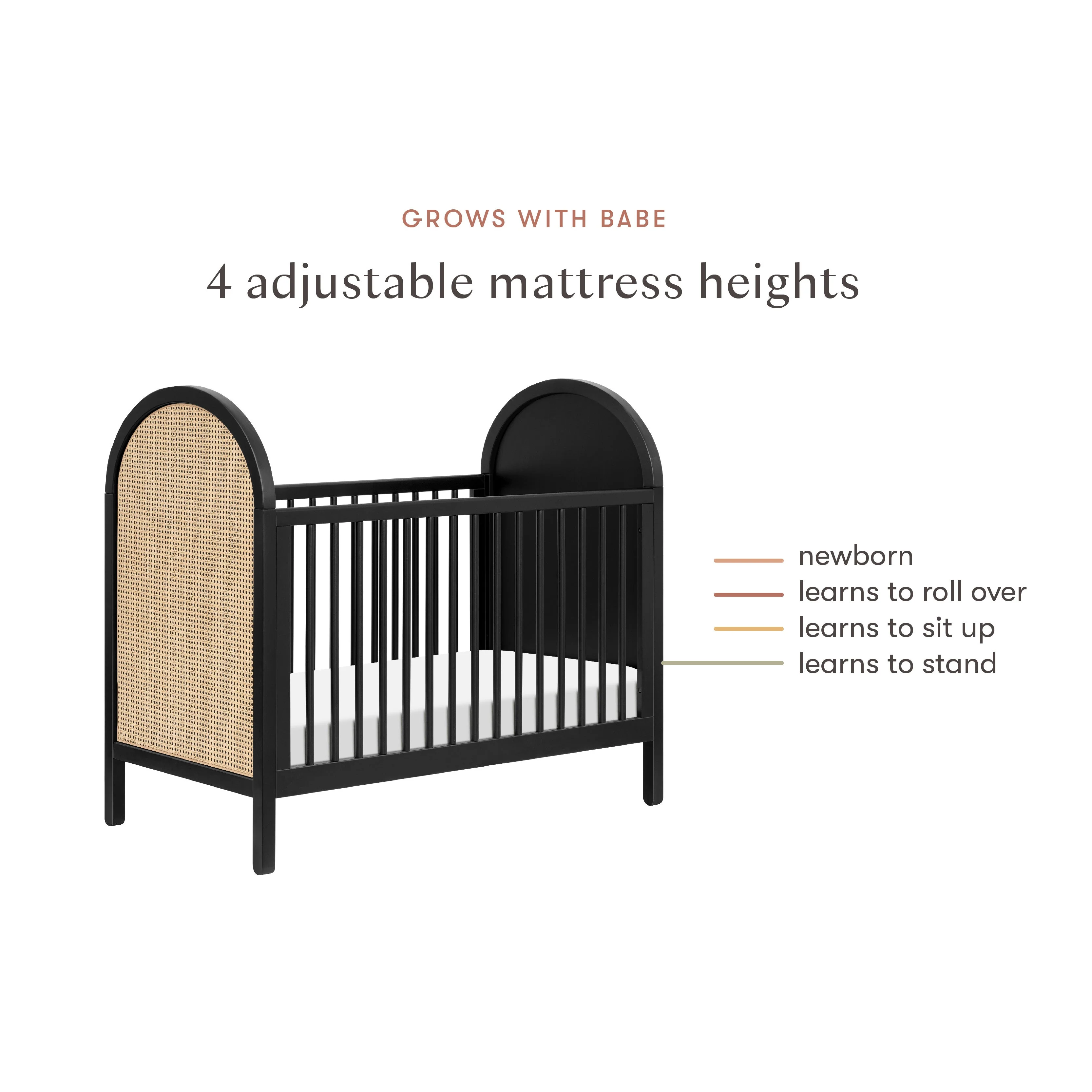 Babyletto Bondi Cane 3 in 1 Convertible Crib - Image 46