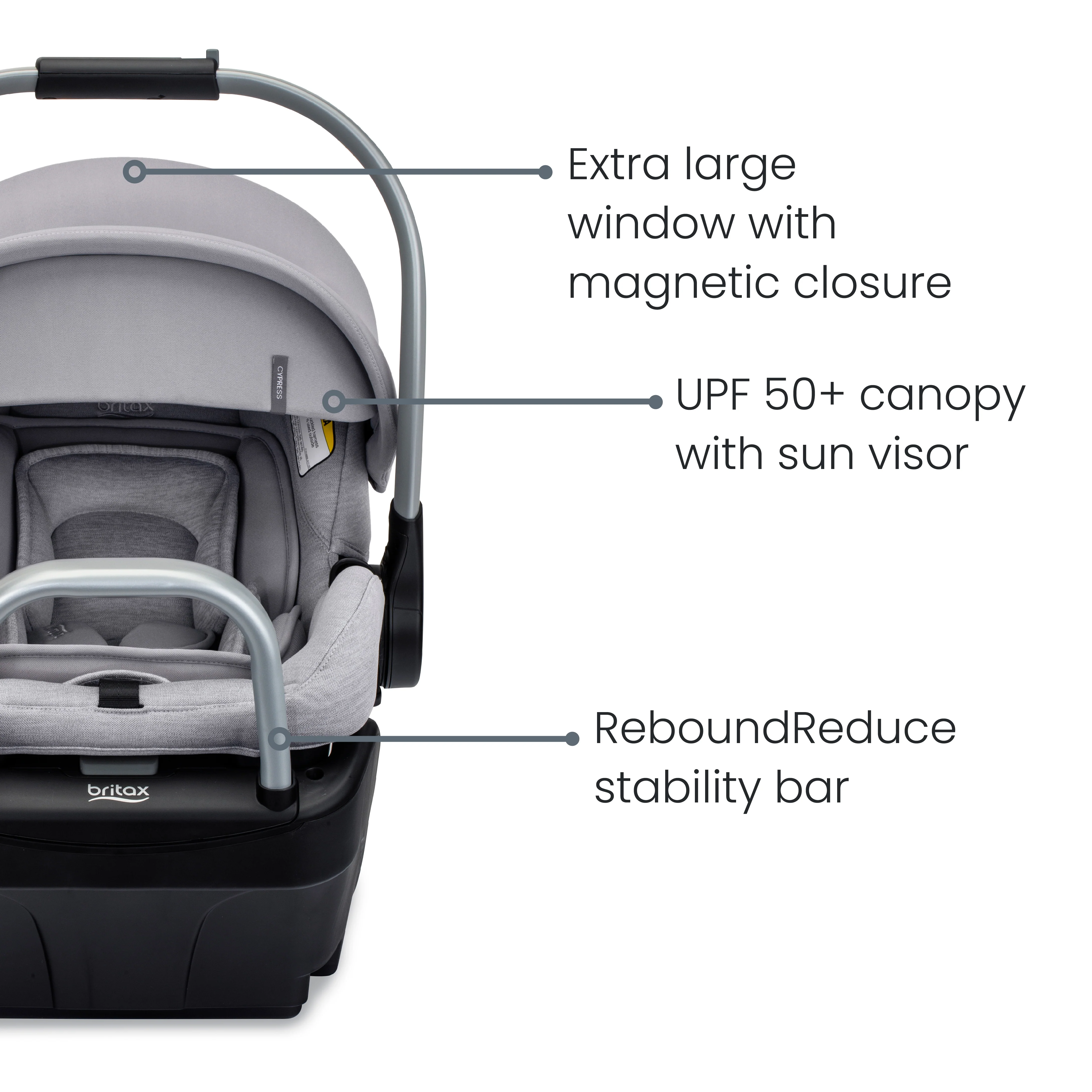 Britax Cypress® Infant Car Seat with Alpine® Base - Image 10