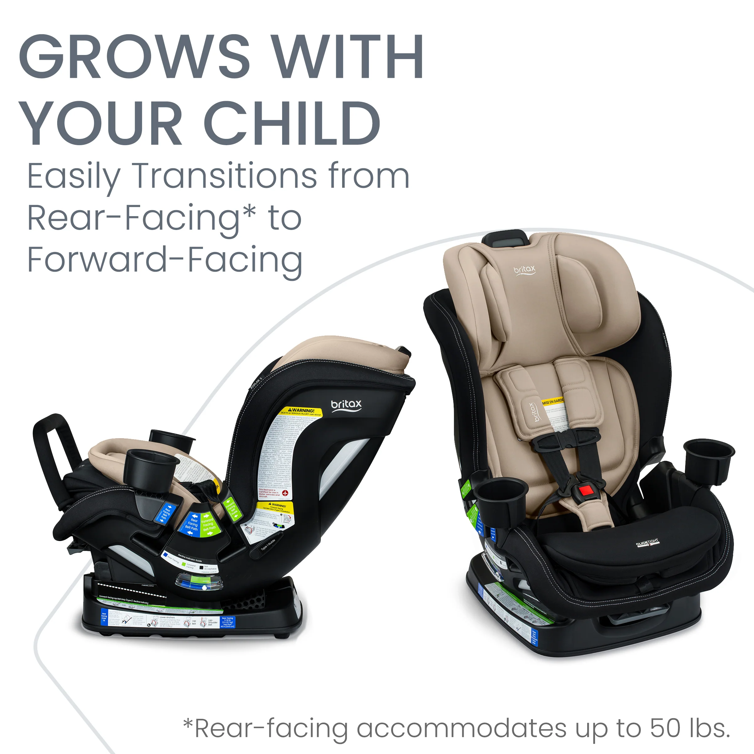 Britax Poplar S Convertible Car Seat - Image 5