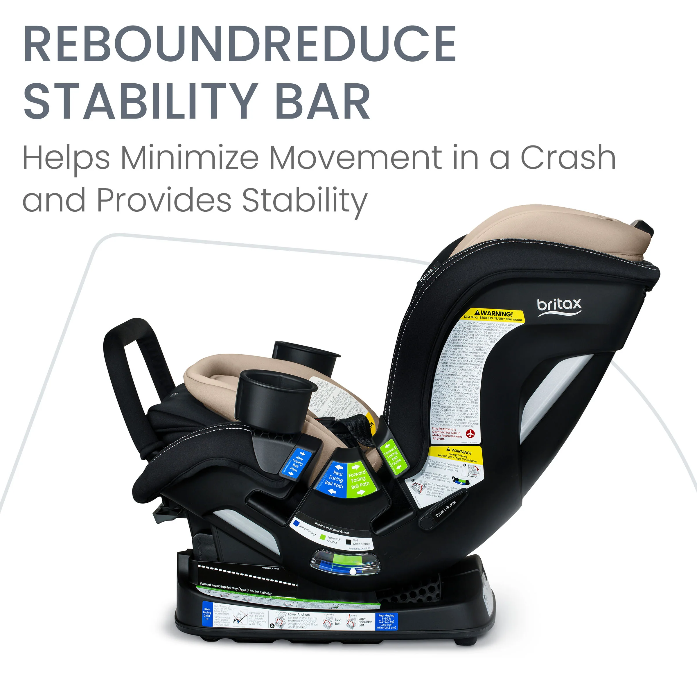 Britax Poplar S Convertible Car Seat - Image 9