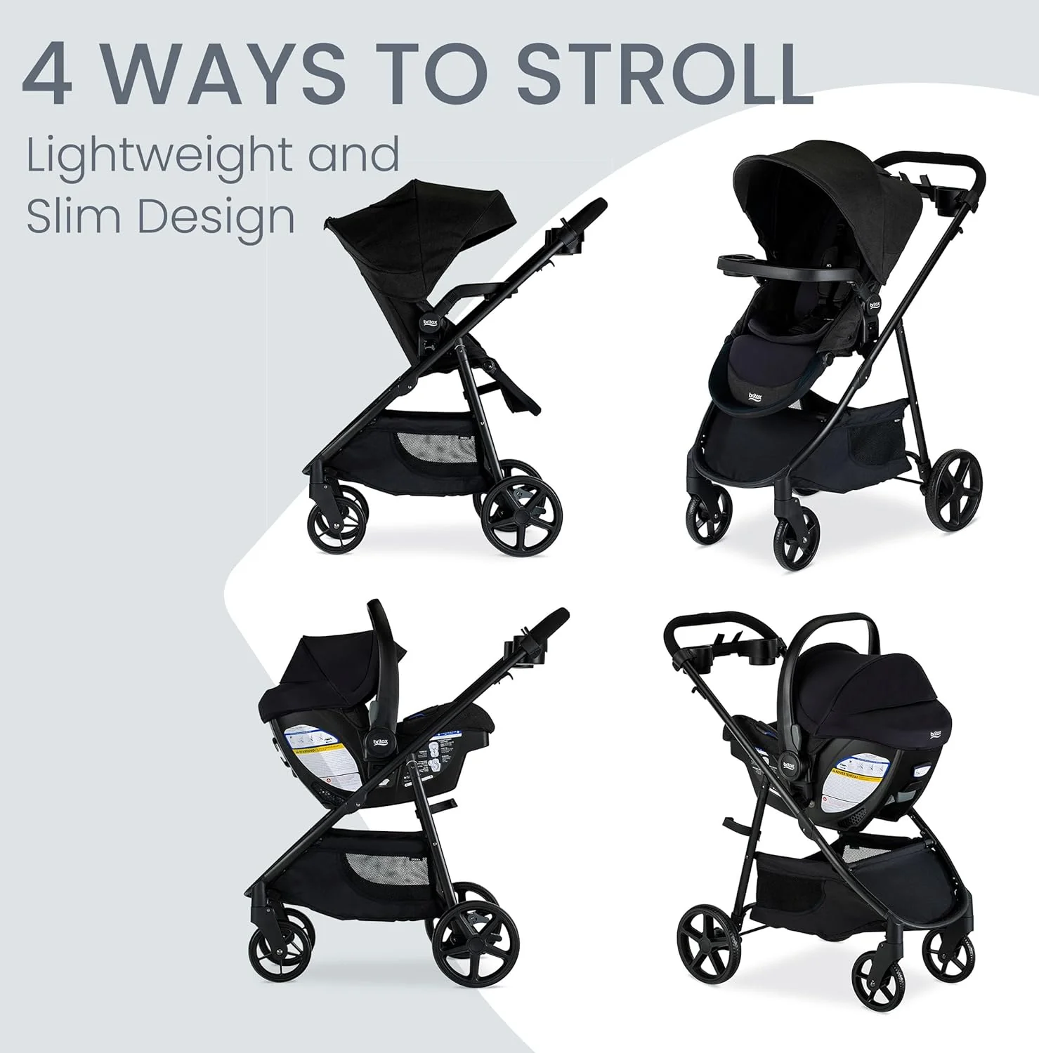 Britax Willow® Brook® S+ Travel System – 4 Ways to Stroll - Image 31