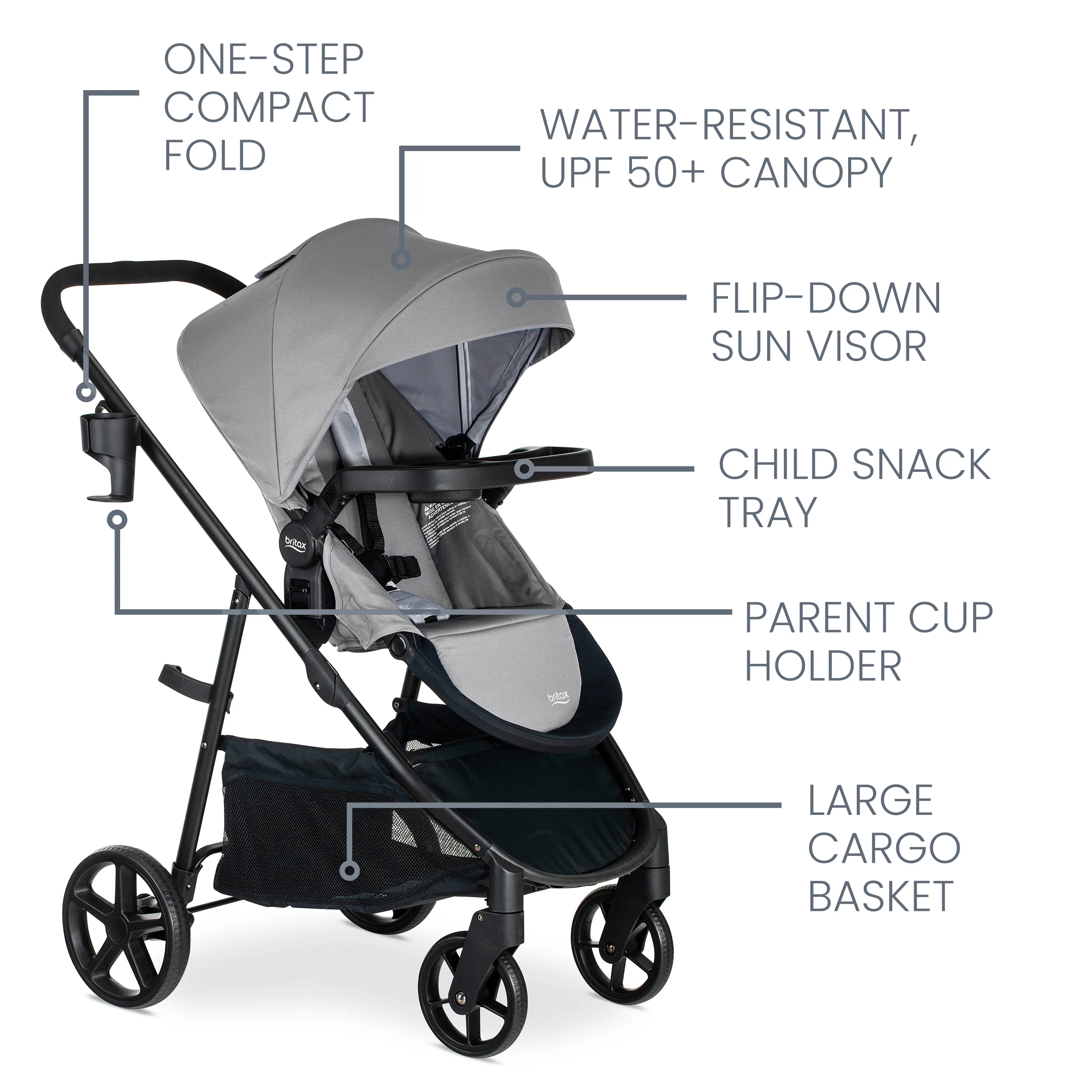 Britax® Willow® Brook® Travel System with Aspen® Base - Image 15