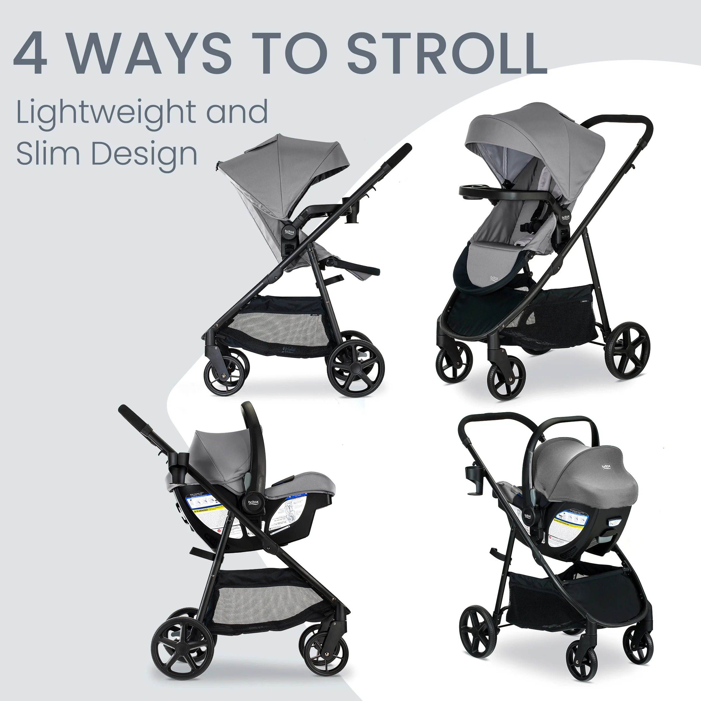 Britax® Willow® Brook® Travel System with Aspen® Base - Image 18