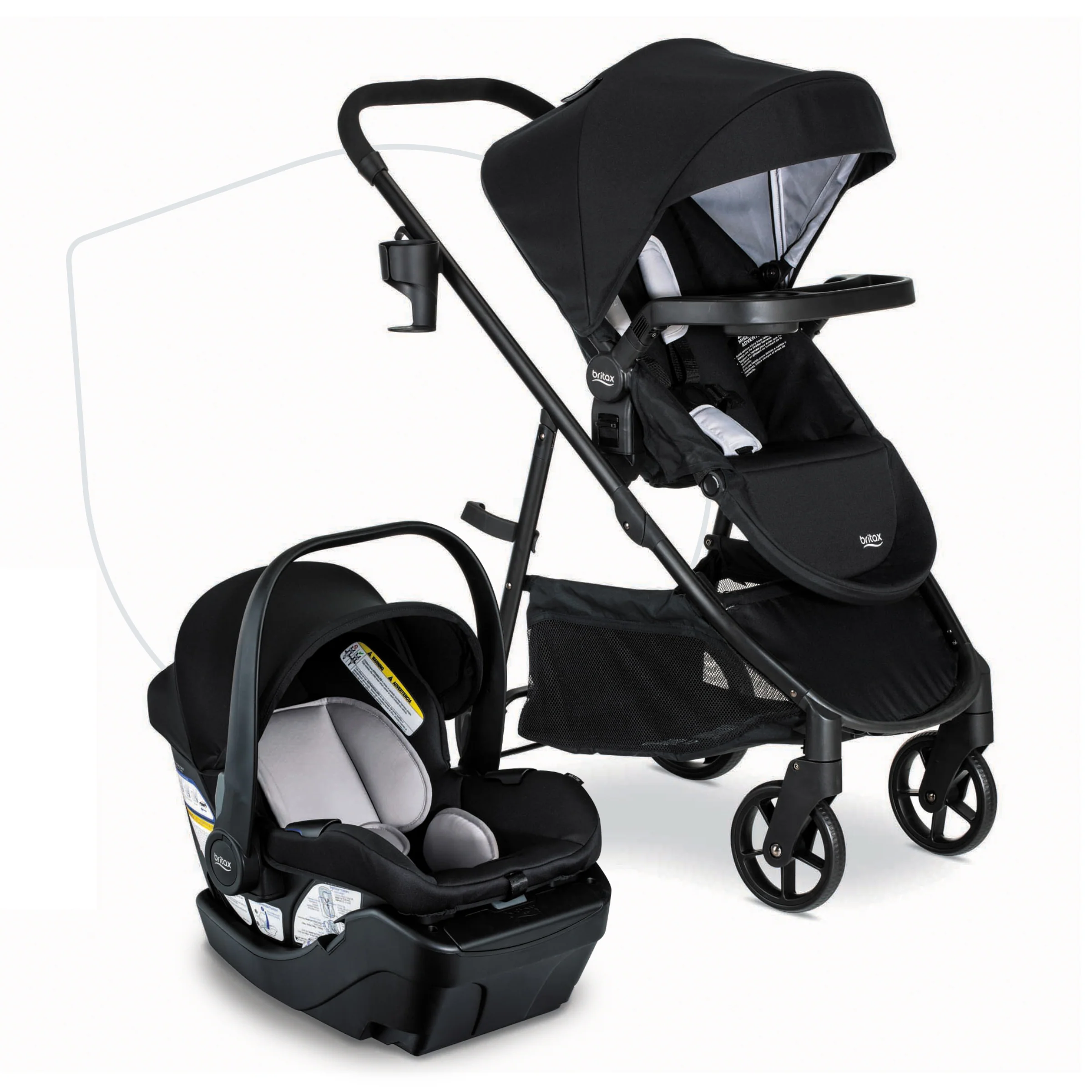 Britax® Willow® Brook® Travel System with Aspen® Base - Image 26