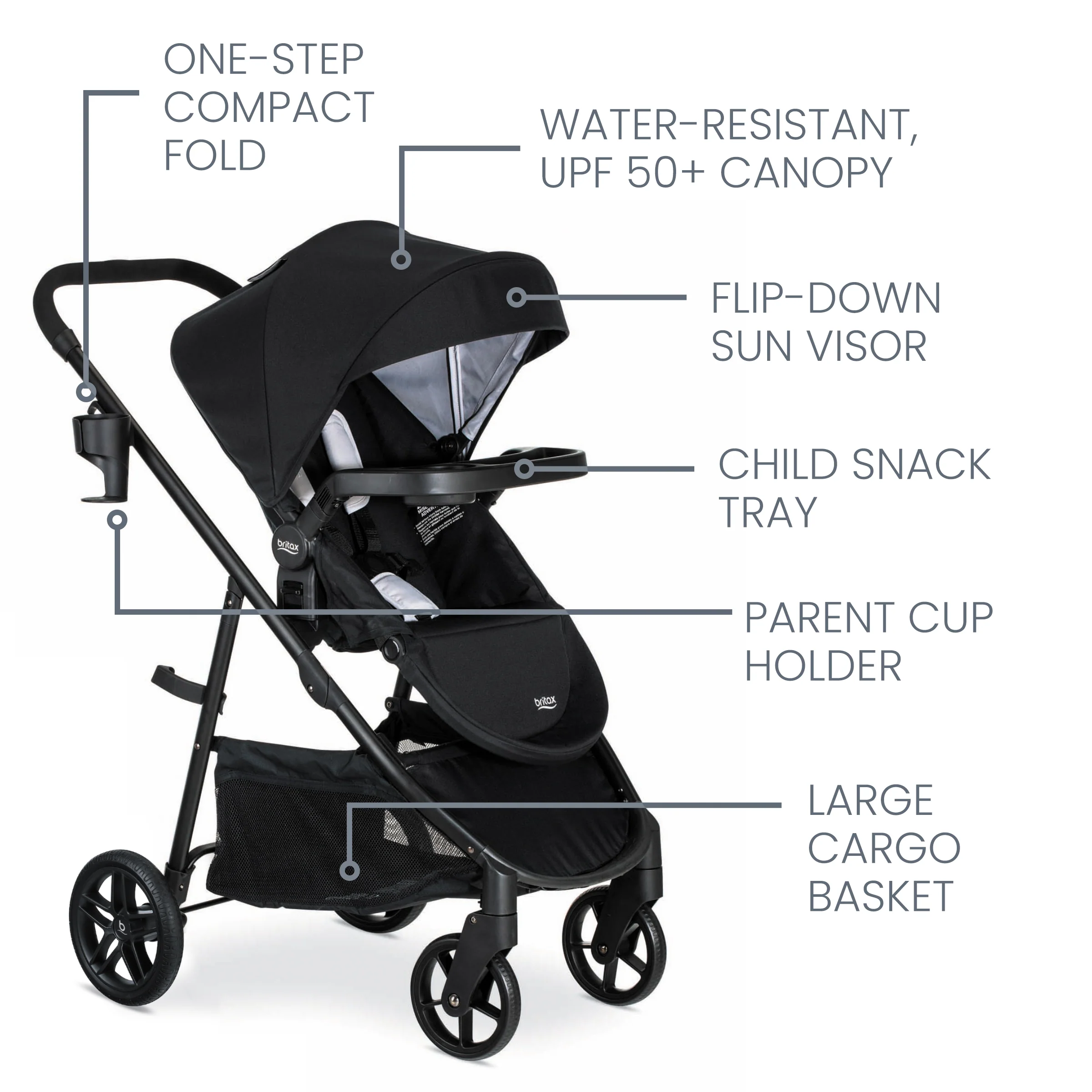 Britax® Willow® Brook® Travel System with Aspen® Base - Image 8