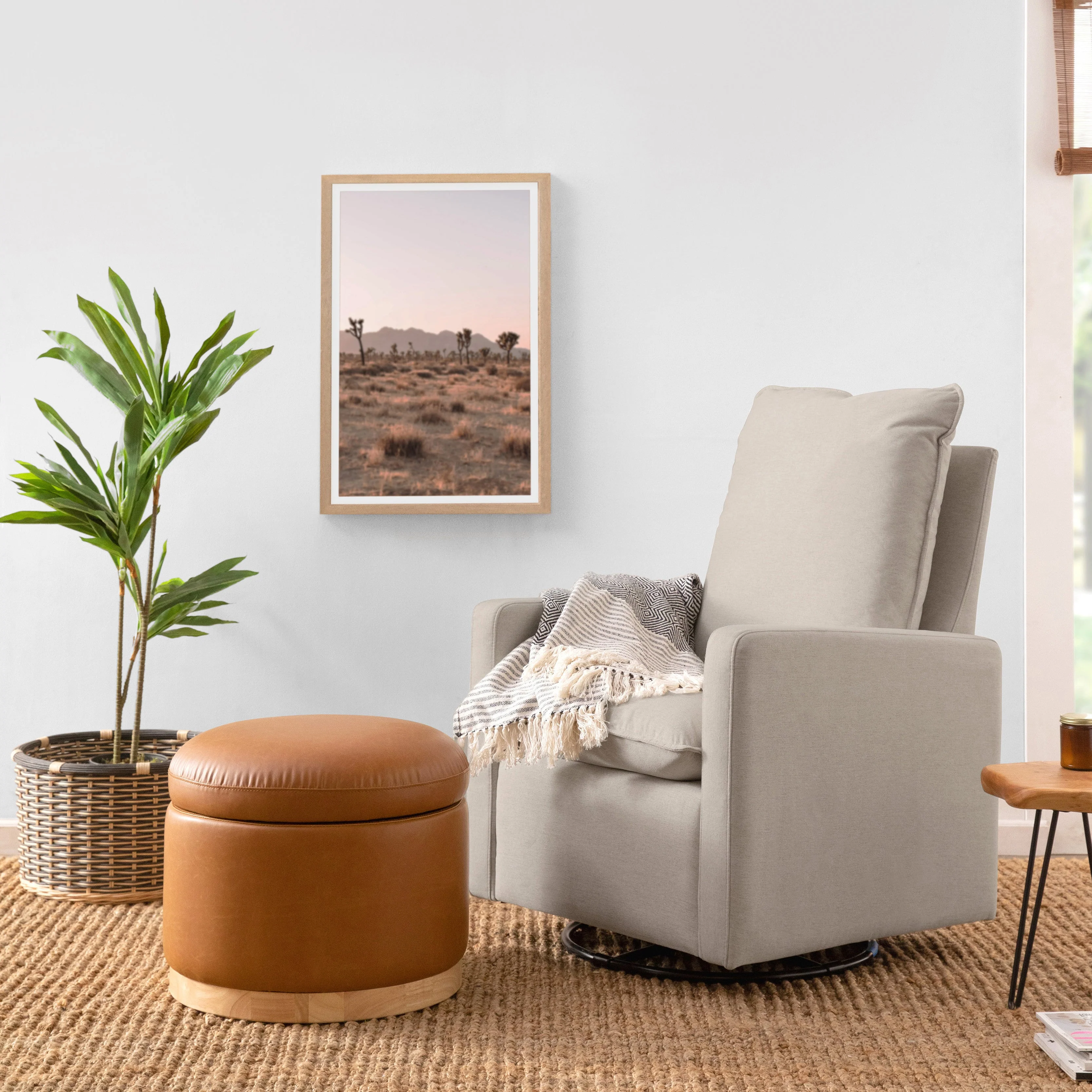 Babyletto Cali Pillowback Swivel Glider - Image 12