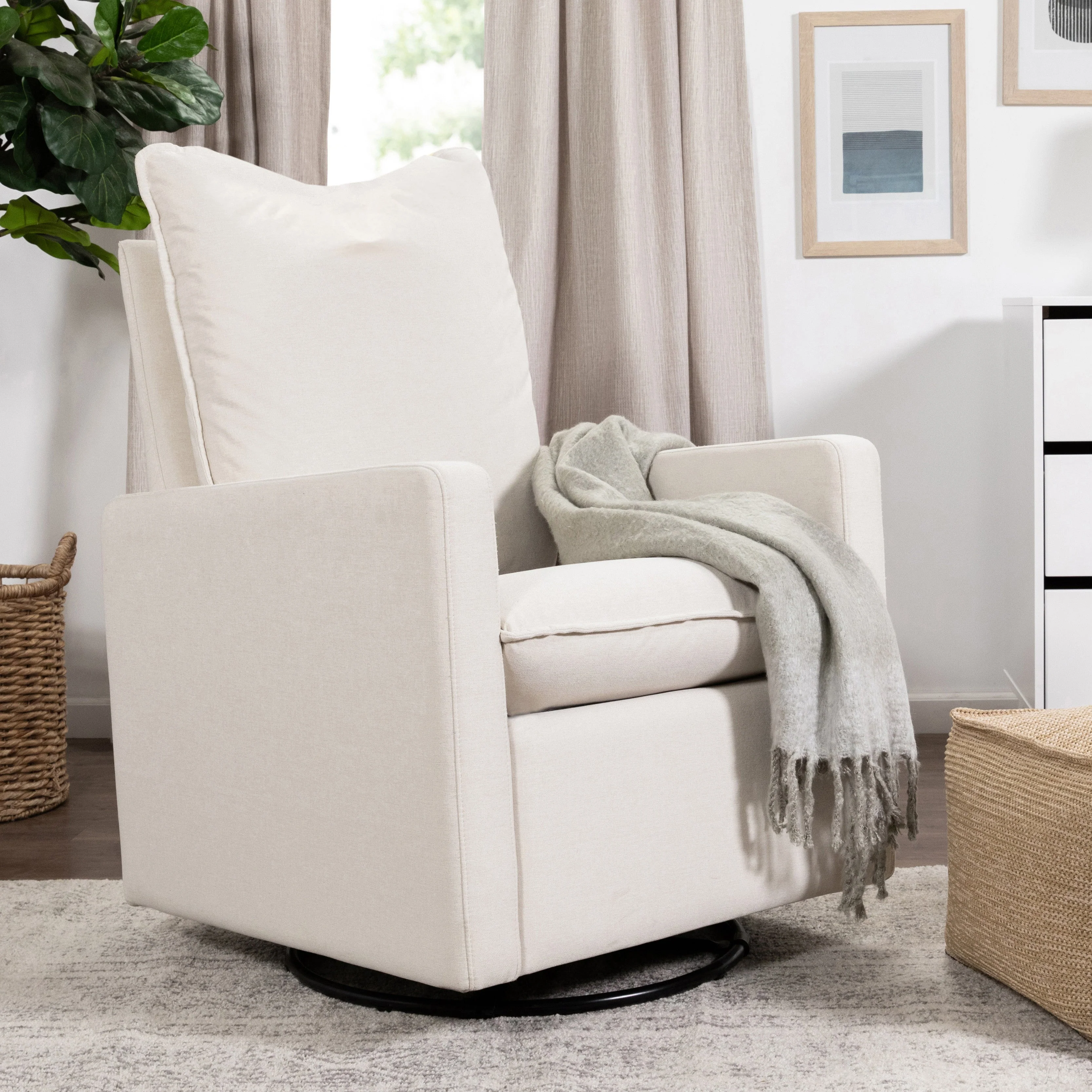 Babyletto Cali Pillowback Swivel Glider - Image 4