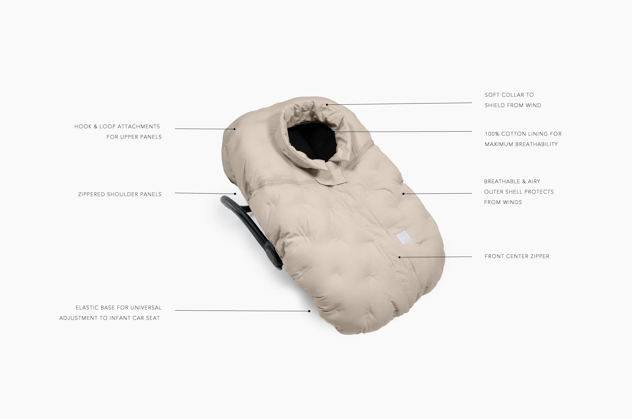 7am Car Seat Cocoon Airy Brush - Image 9