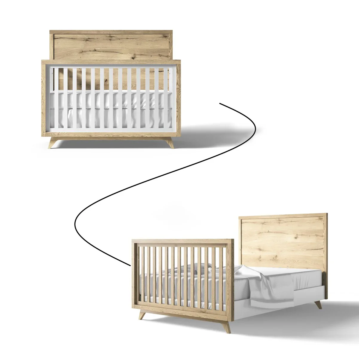 Romina Uptown Conversion Kit for Crib #15503 - Image 9