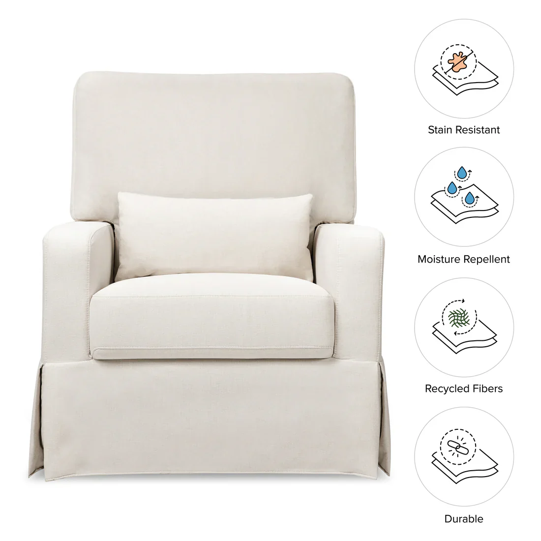 Crawford Pillowback Comfort Swivel Glider - Image 3