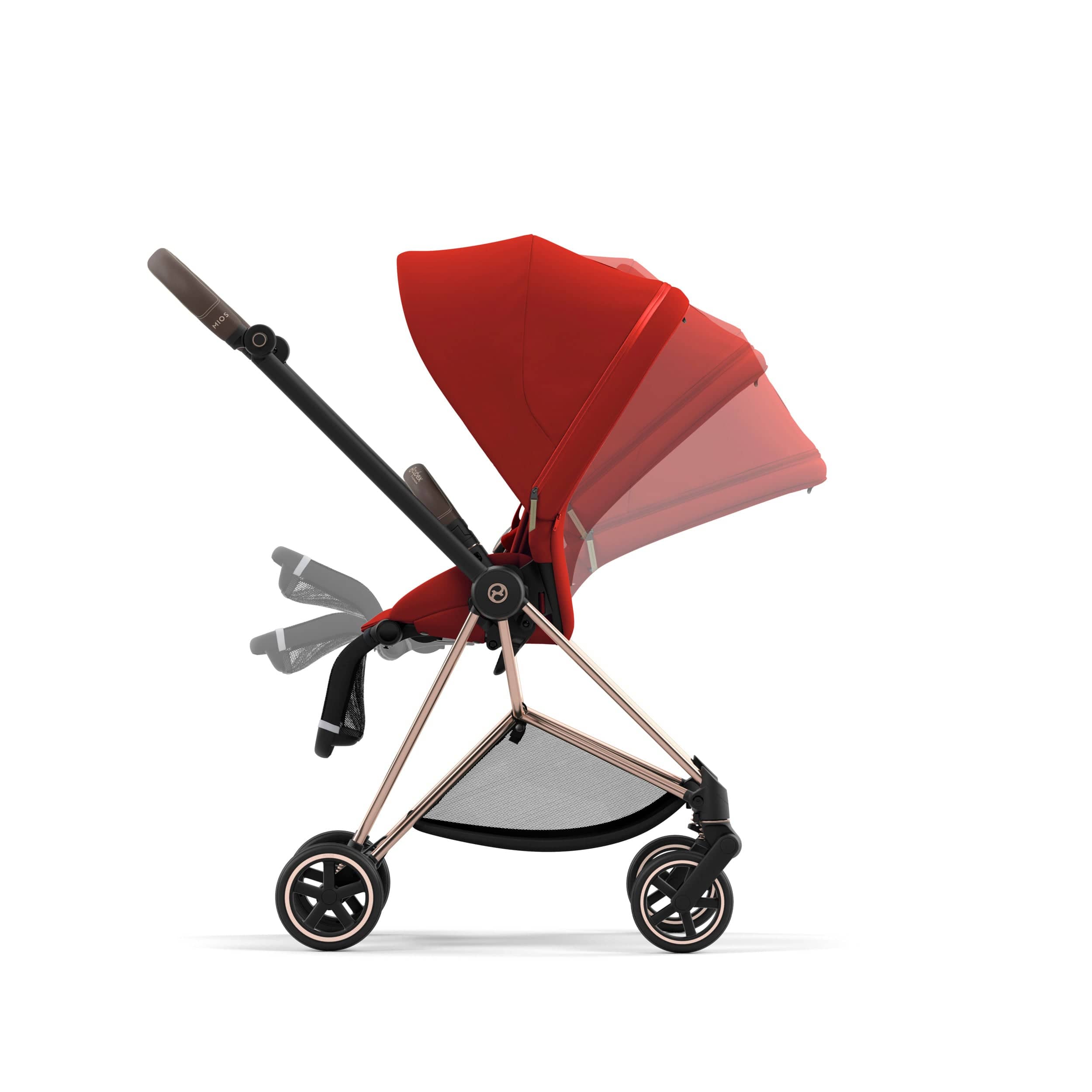 Cybex Mios 3 Complete Stroller - Rose Gold - Image 17
