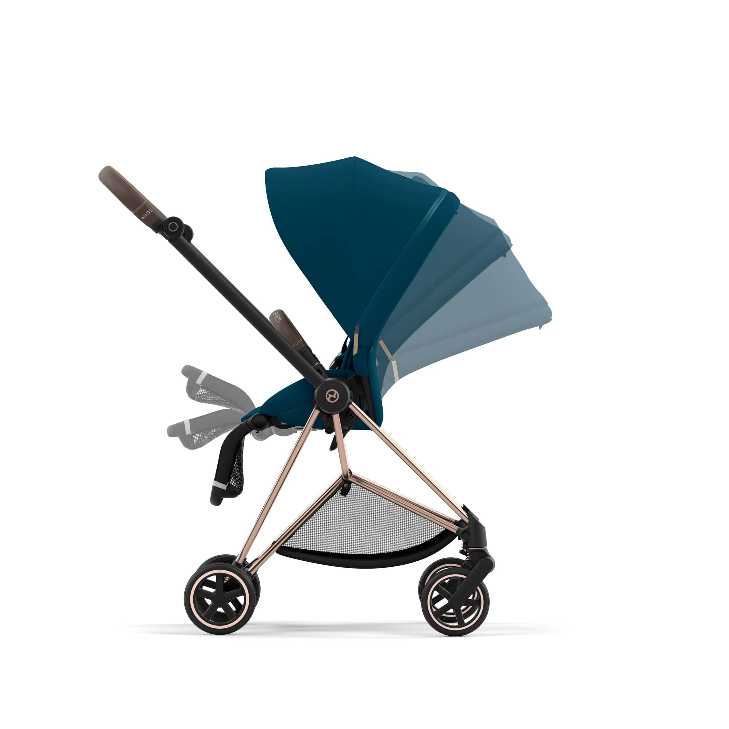 Cybex Mios 3 Complete Stroller - Rose Gold - Image 48