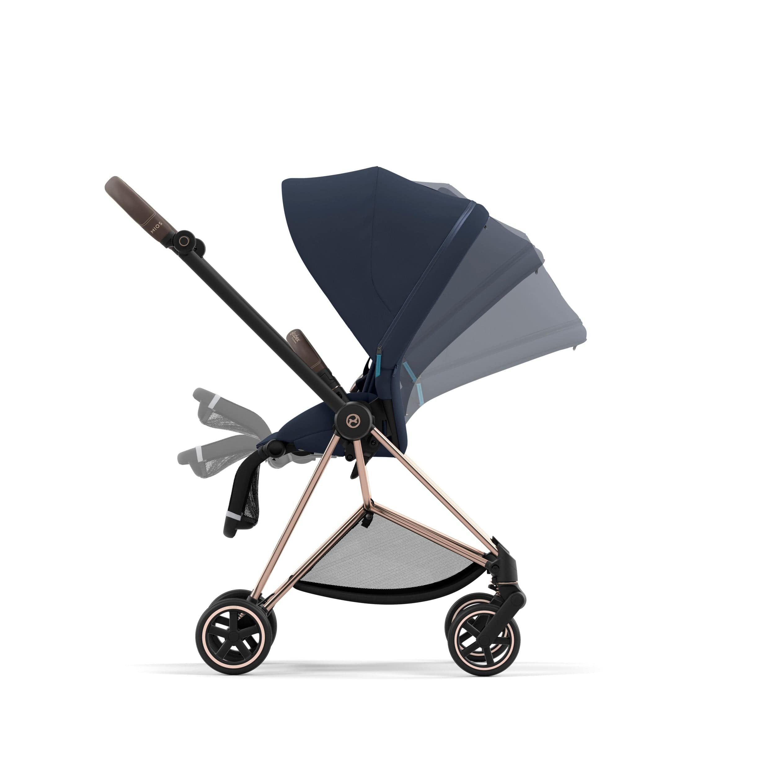 Cybex Mios 3 Complete Stroller - Rose Gold - Image 57