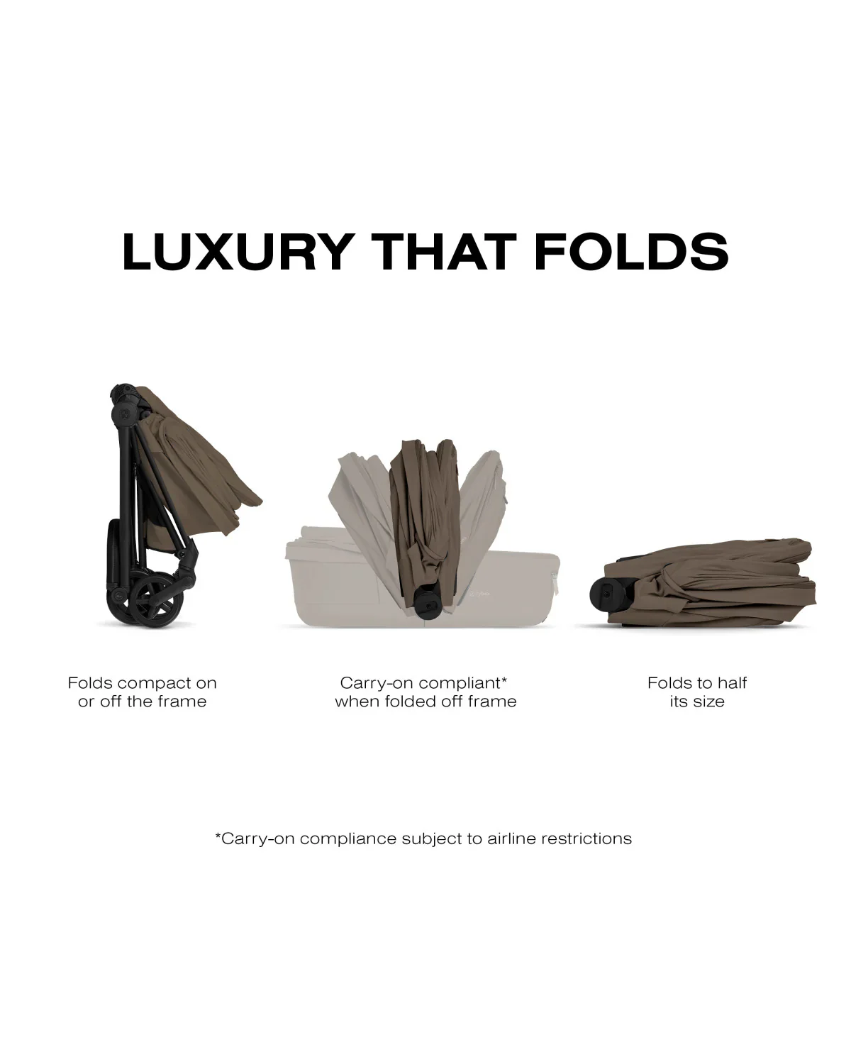 Cybex Mios/Coya Fold Lux Carry Cot - Image 6