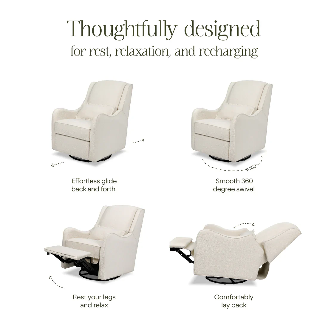 Devon Recliner and Swivel Glider - Image 4