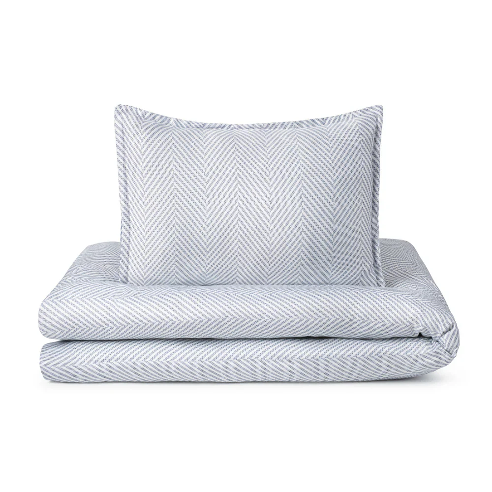 Domani Home 3 Piece Crib Set in Pouch in Leze Blue - Image 2