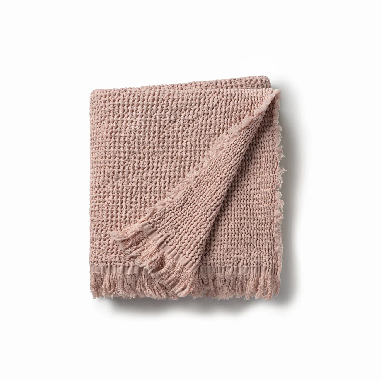 Domani Home Waffle Muslin Baby Blanket in Pink - Image 2