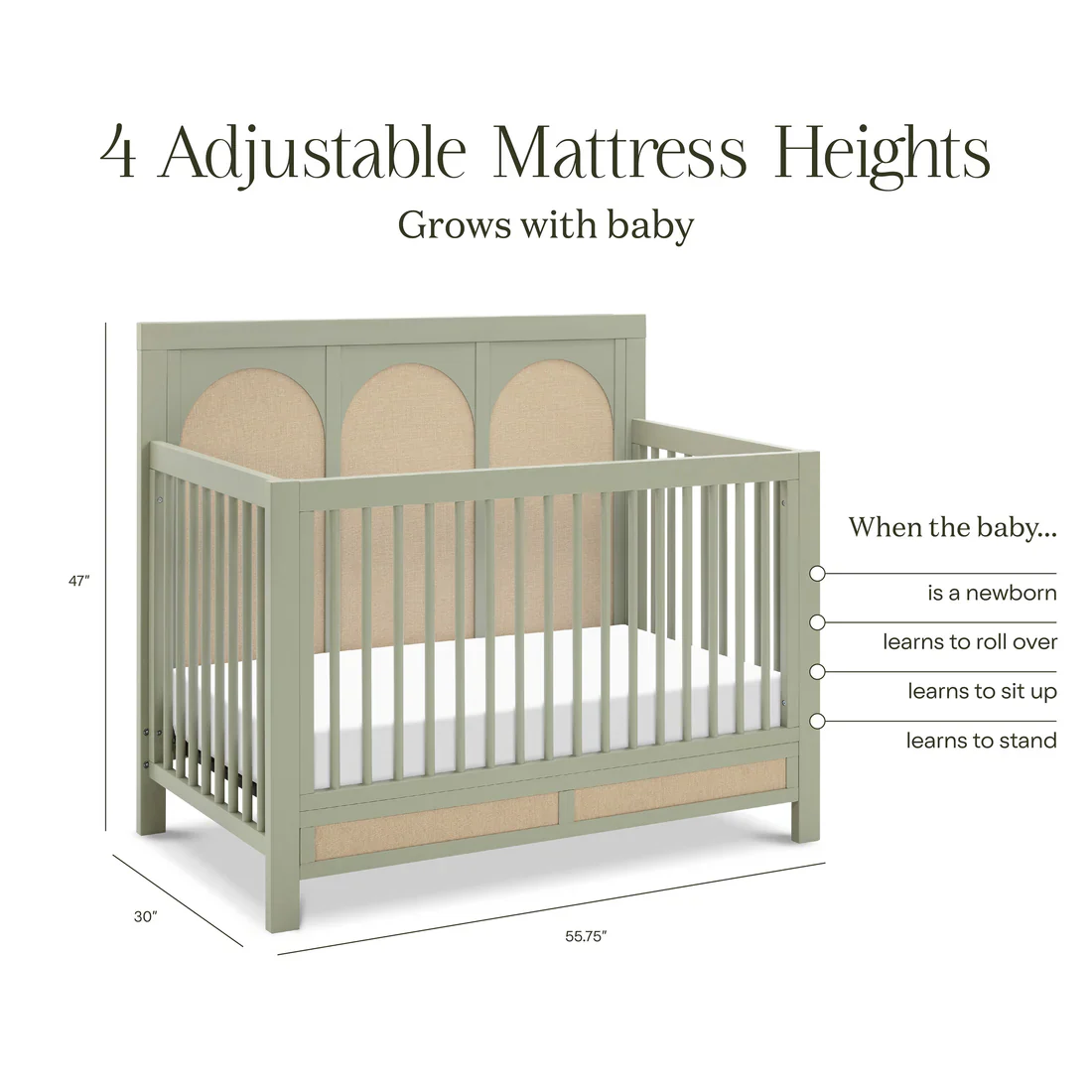 Namesake Eloise 4 in 1 Convertible Crib - Image 37