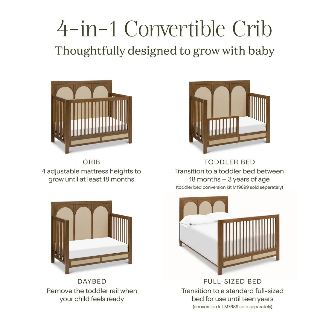 Namesake Eloise 4 in 1 Convertible Crib - Image 50