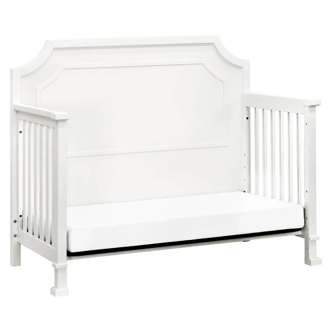 Emma Regency 4 in 1 Convertible Crib in Warm White - Image 7