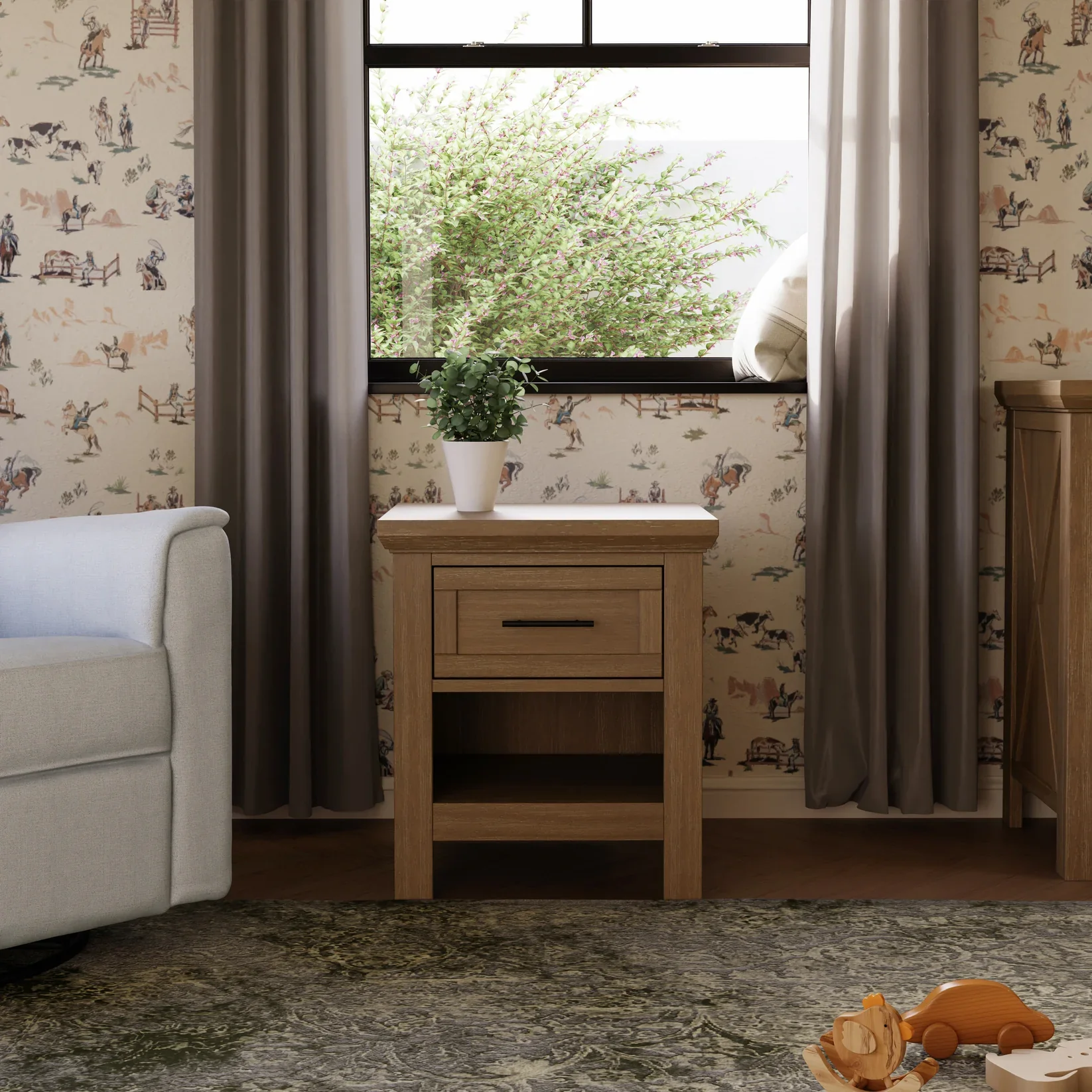 Monogram Emory Farmhouse Nightstand - Image 4
