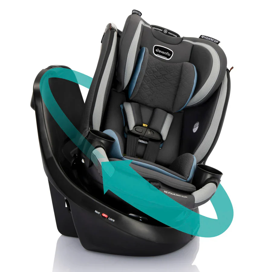 Evenflo Revolve360 Slim 2 in 1 Rotational Car Seat - Image 5