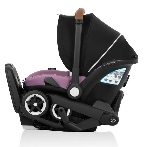 Evenflo Shyft DualRide Infant Car Seat Stroller Combo with Carryall Storage & Extended Canopy - Image 19