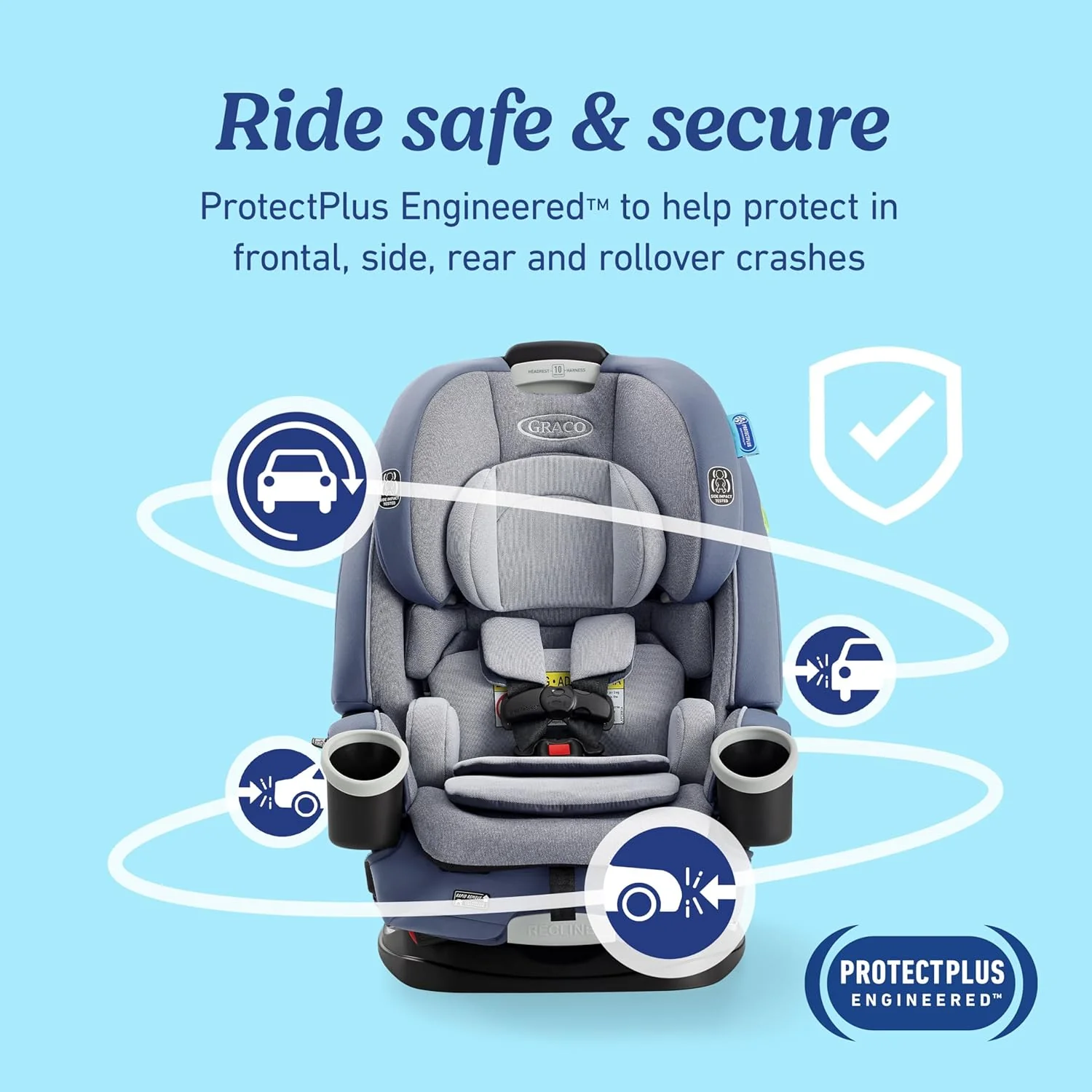 Graco 4Ever DLX 4 in 1 Convertible Car Seat - Image 14