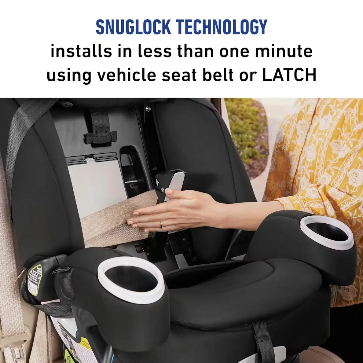 Graco 4Ever® DLX SnugLock® 4 in 1 Car Seat , Leila - Image 3