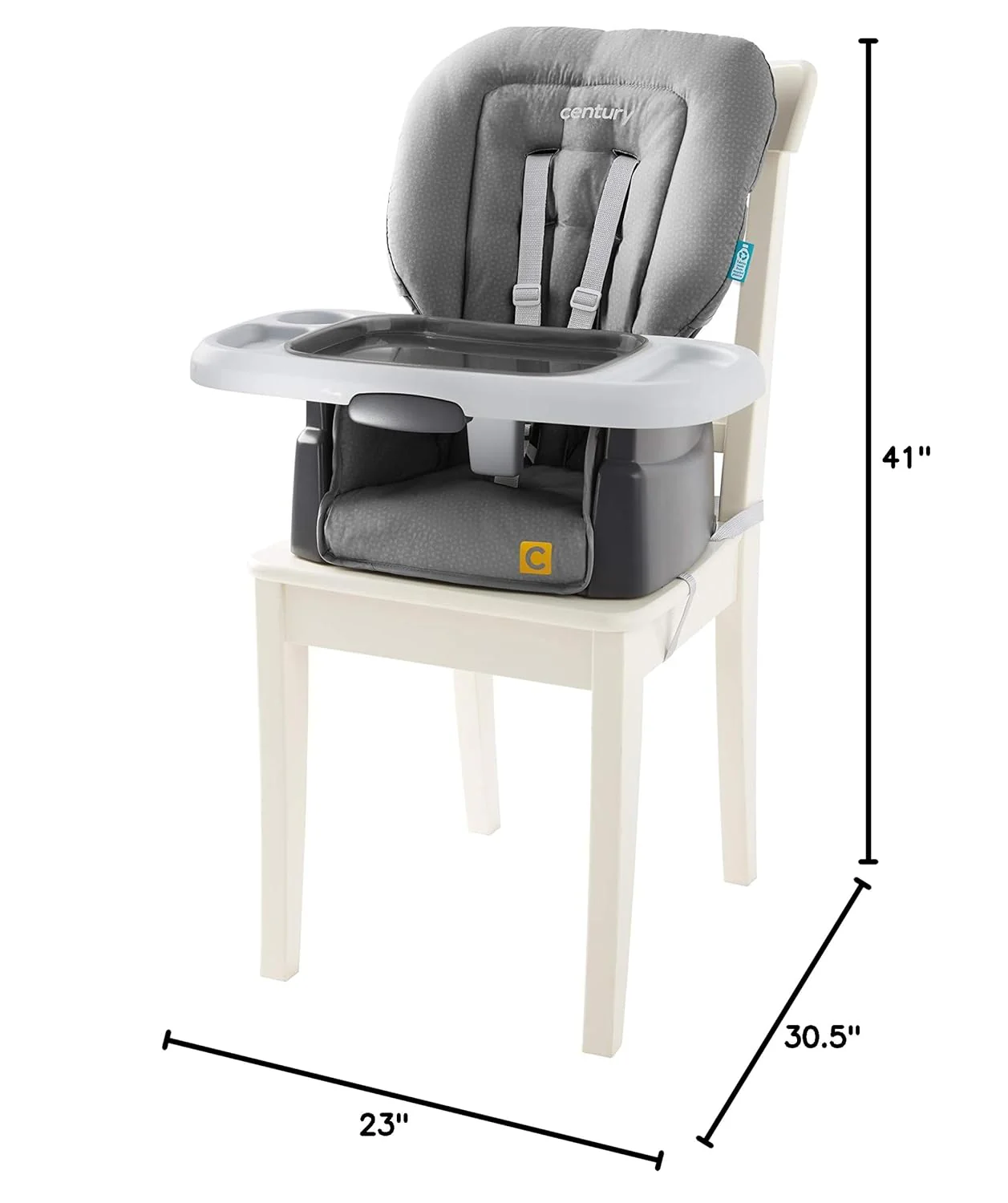 Graco Century Dine On 4 in 1 High Chair, Grows with Child with 4 Modes in Metro - Image 3