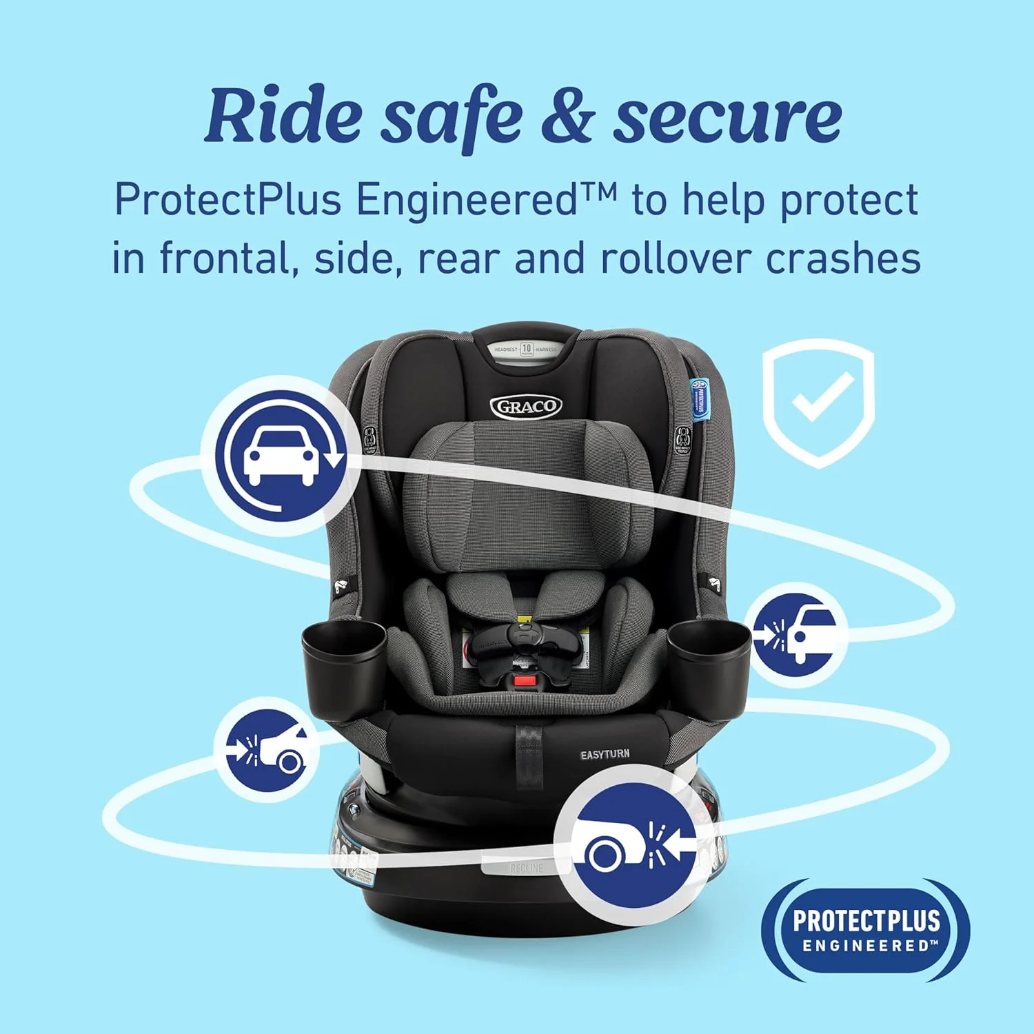Graco EasyTurn 360 2 in 1 Convertible Car Seat - Image 7