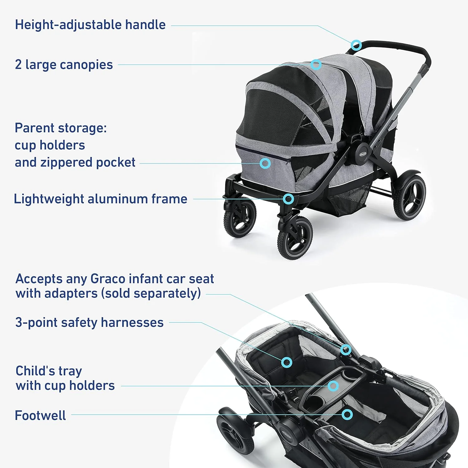 Graco Modes Adventure Stroller Wagon - Image 5