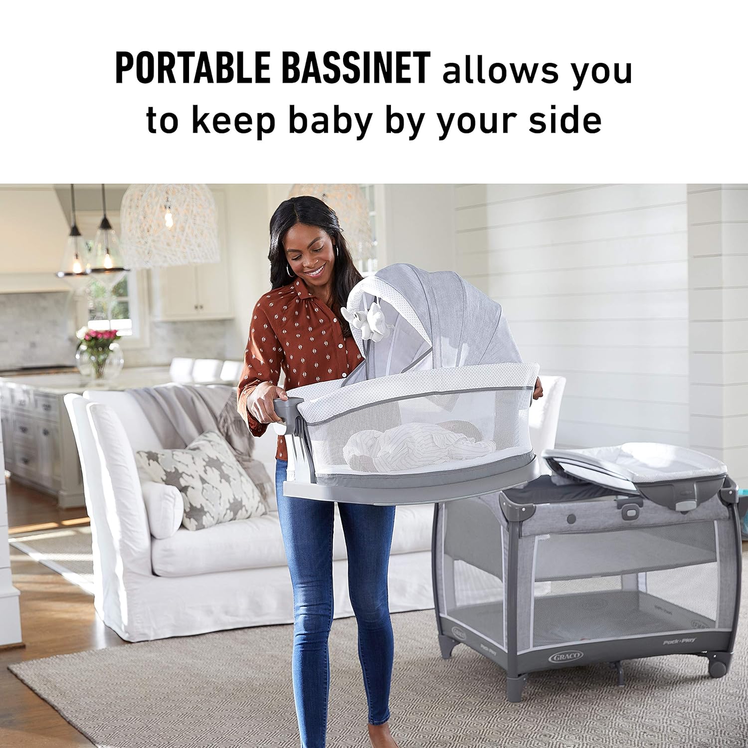 Graco® Pack ‘n Play® Day2Dream™ Bassinet Deluxe Playard - Image 2